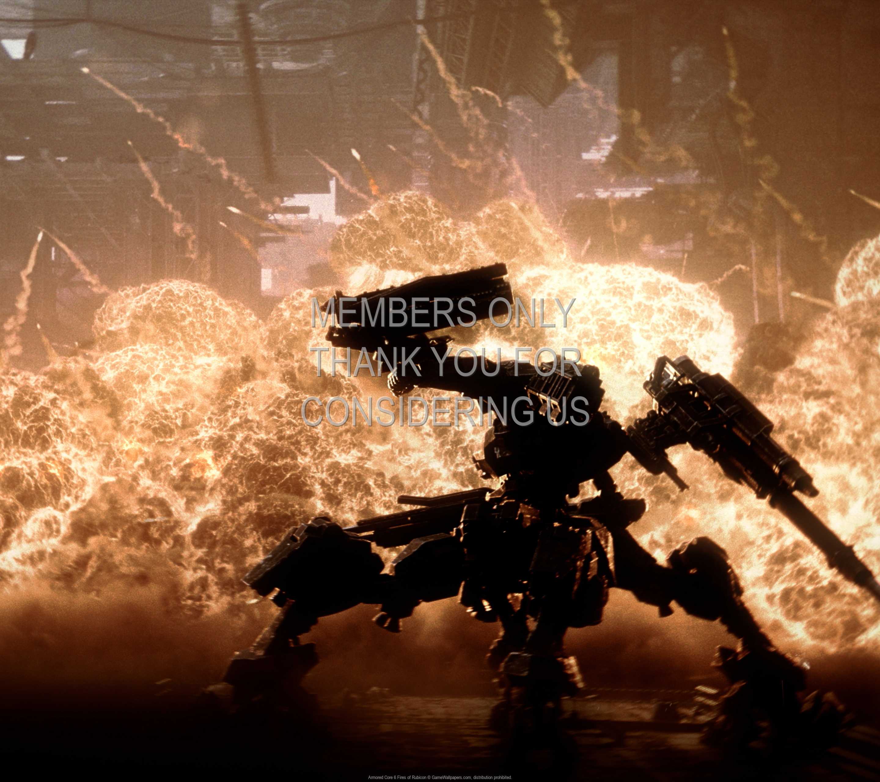 Armored Core 6: Fires of Rubicon 1440p Horizontal Mobiele achtergrond 01