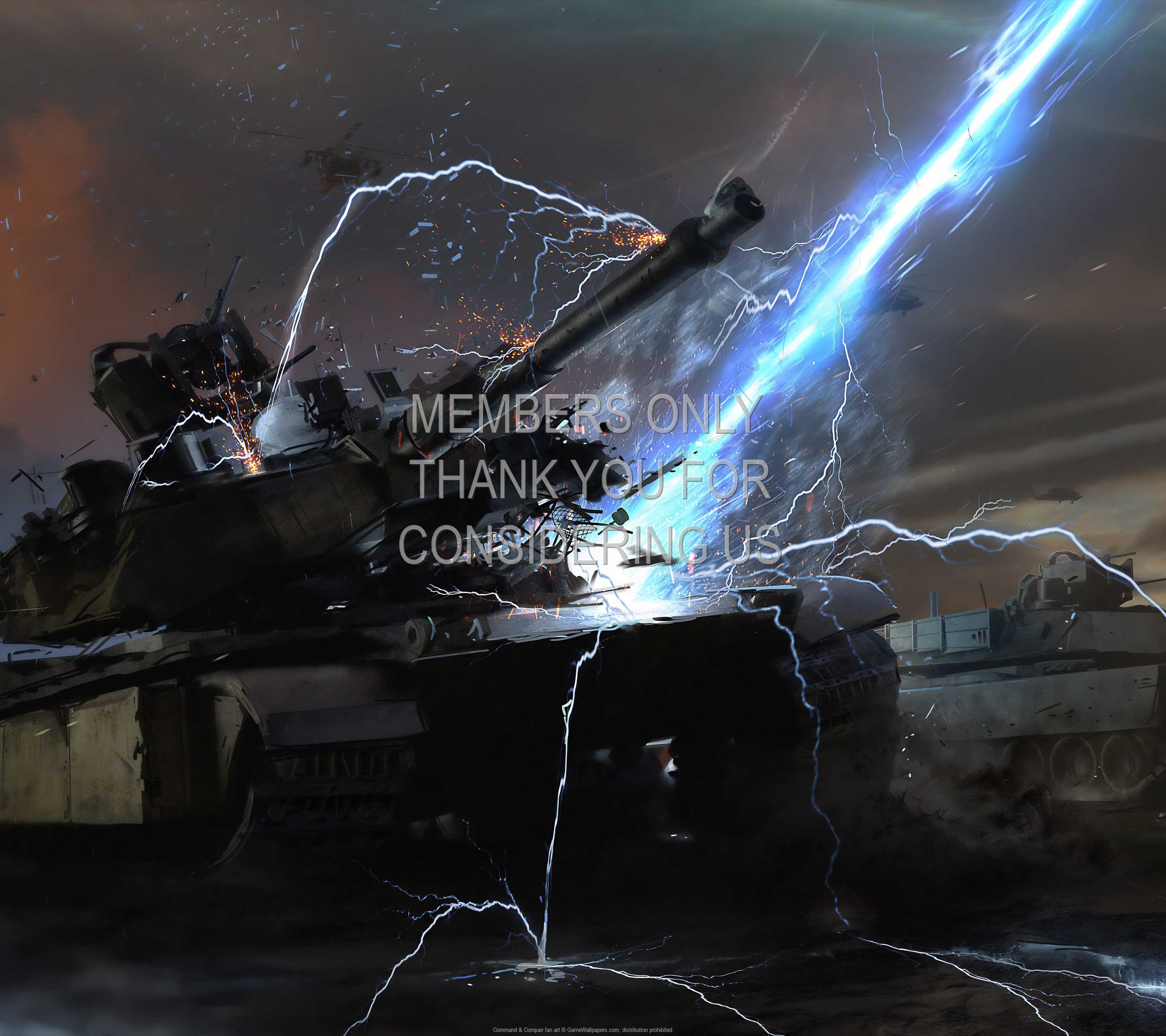 Command & Conquer fan art 1440p Horizontal Mobiele achtergrond 01