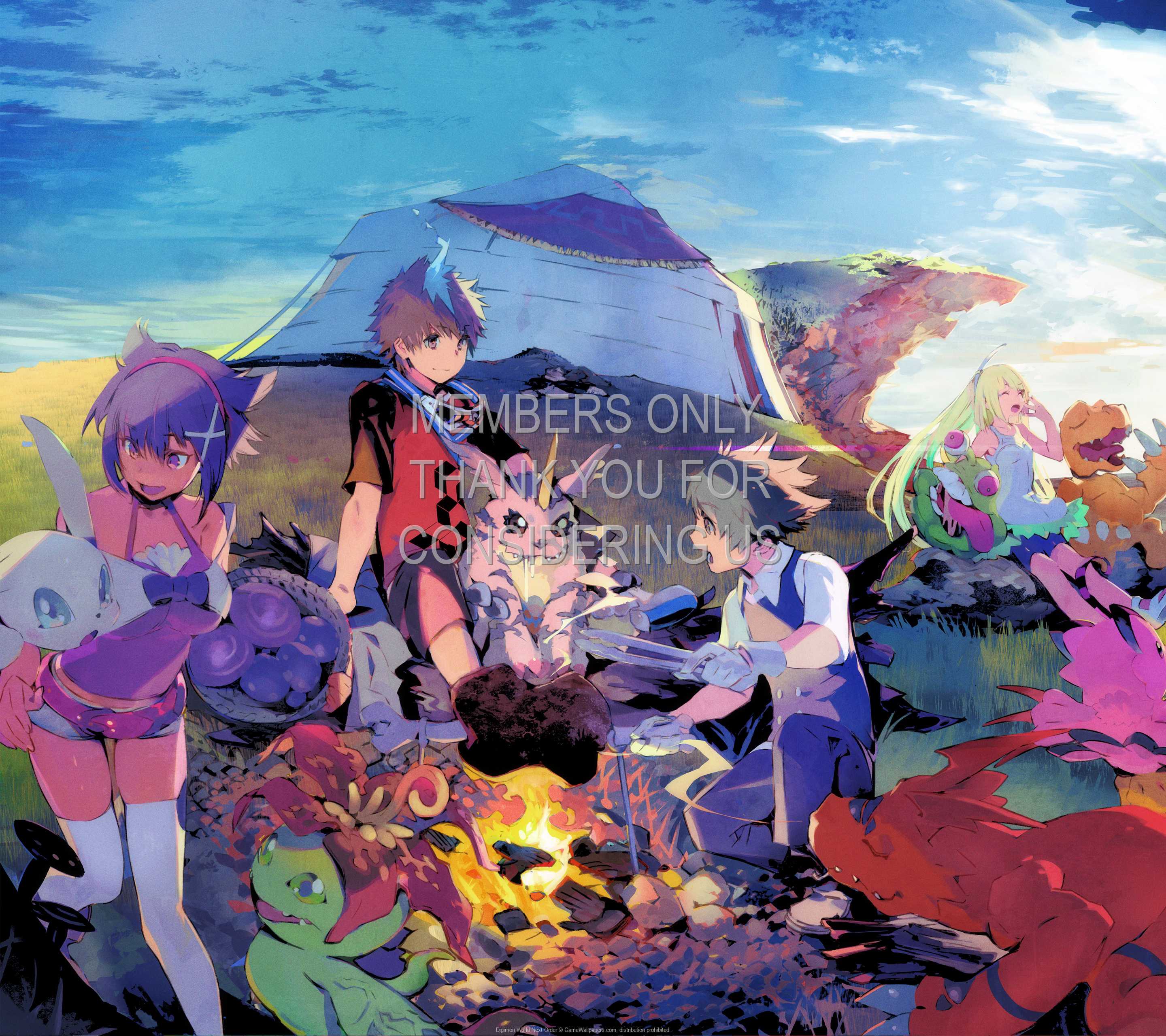 Digimon World: Next Order 1440p Horizontal Mobiele achtergrond 01
