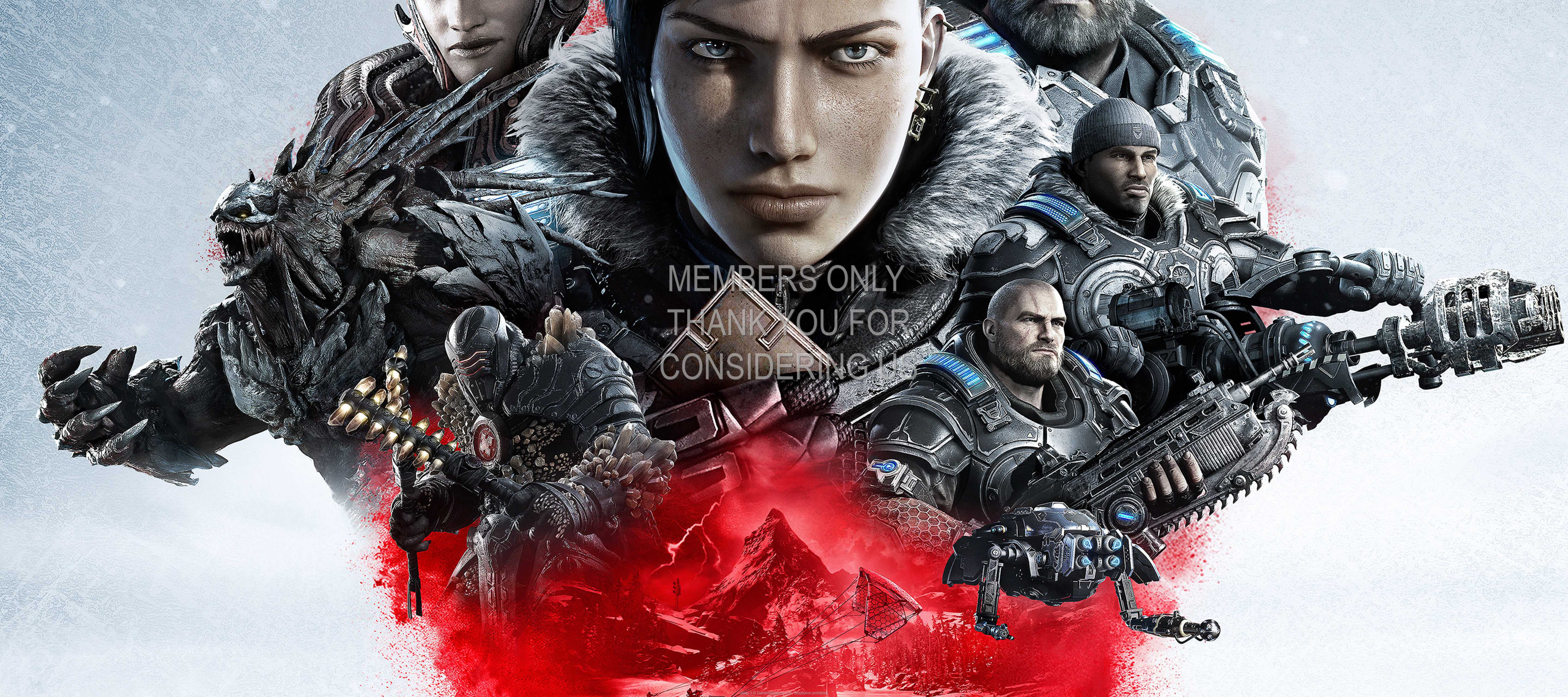 Gears 5 1440p%20Horizontal Mobile wallpaper or background 01