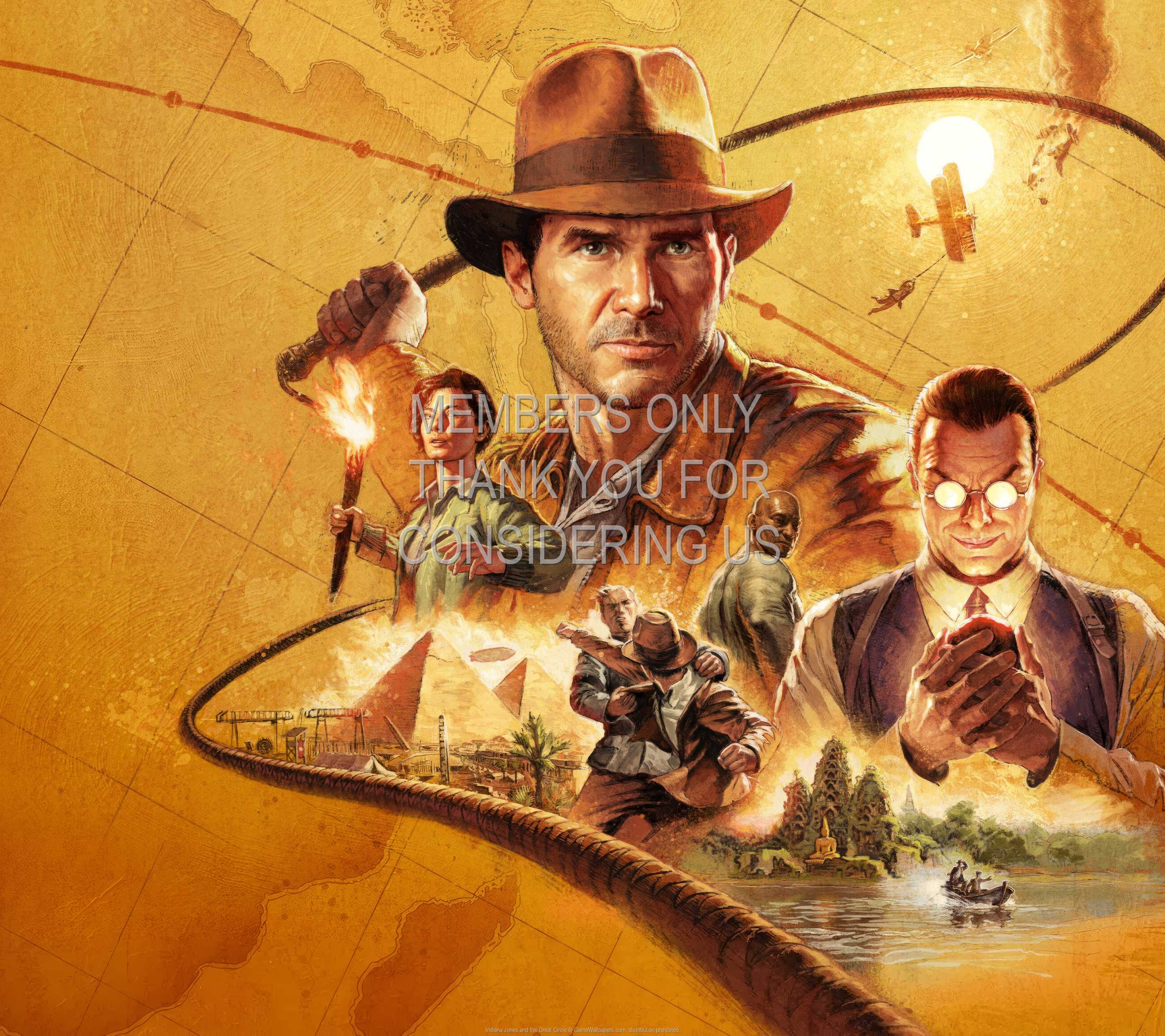 Indiana Jones and the Great Circle 1440p Horizontal Mobile fond d'cran 01