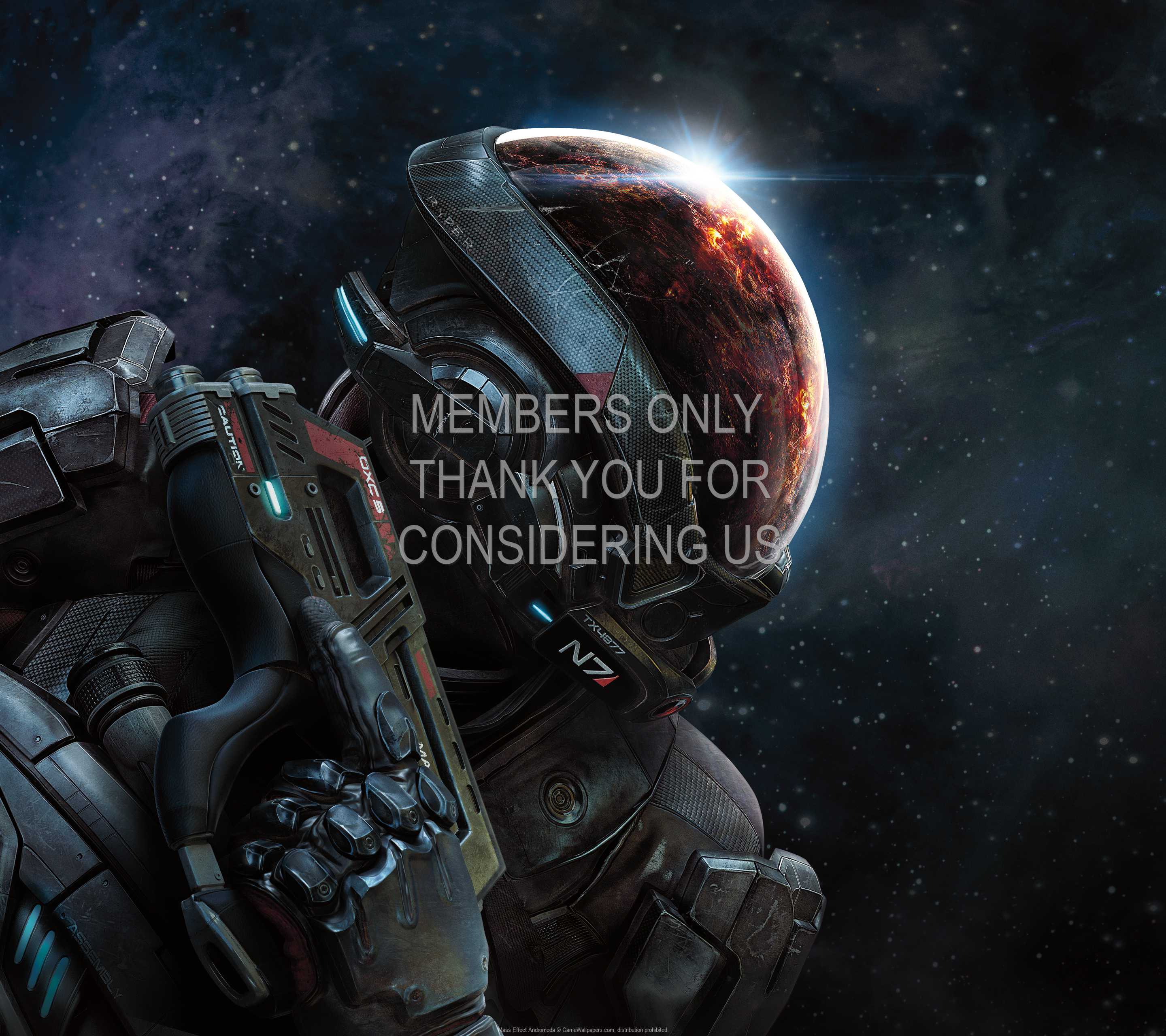 Mass Effect: Andromeda 1440p Horizontal Handy Hintergrundbild 01