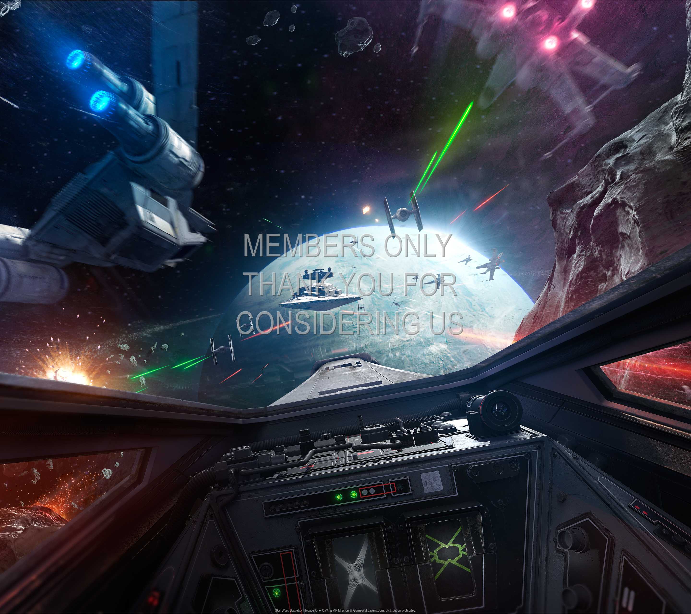 Star Wars Battlefront Rogue One: X-Wing VR Mission 1440p Horizontal Mvil fondo de escritorio 01