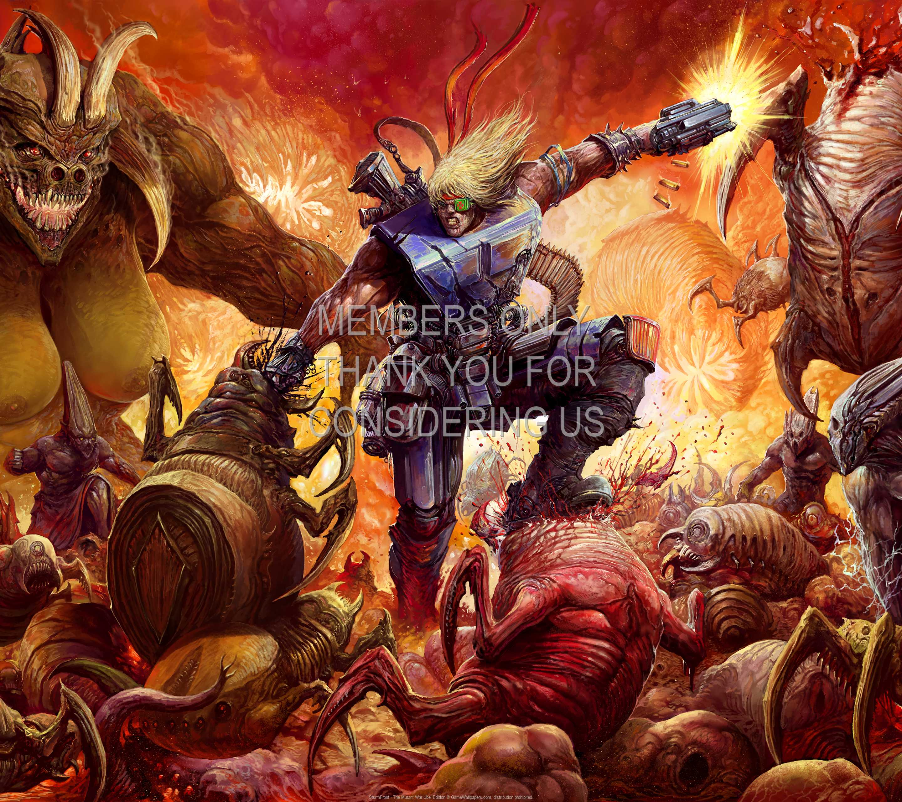 SturmFront - The Mutant War: Ubel Edition 1440p Horizontal Mobiele achtergrond 01