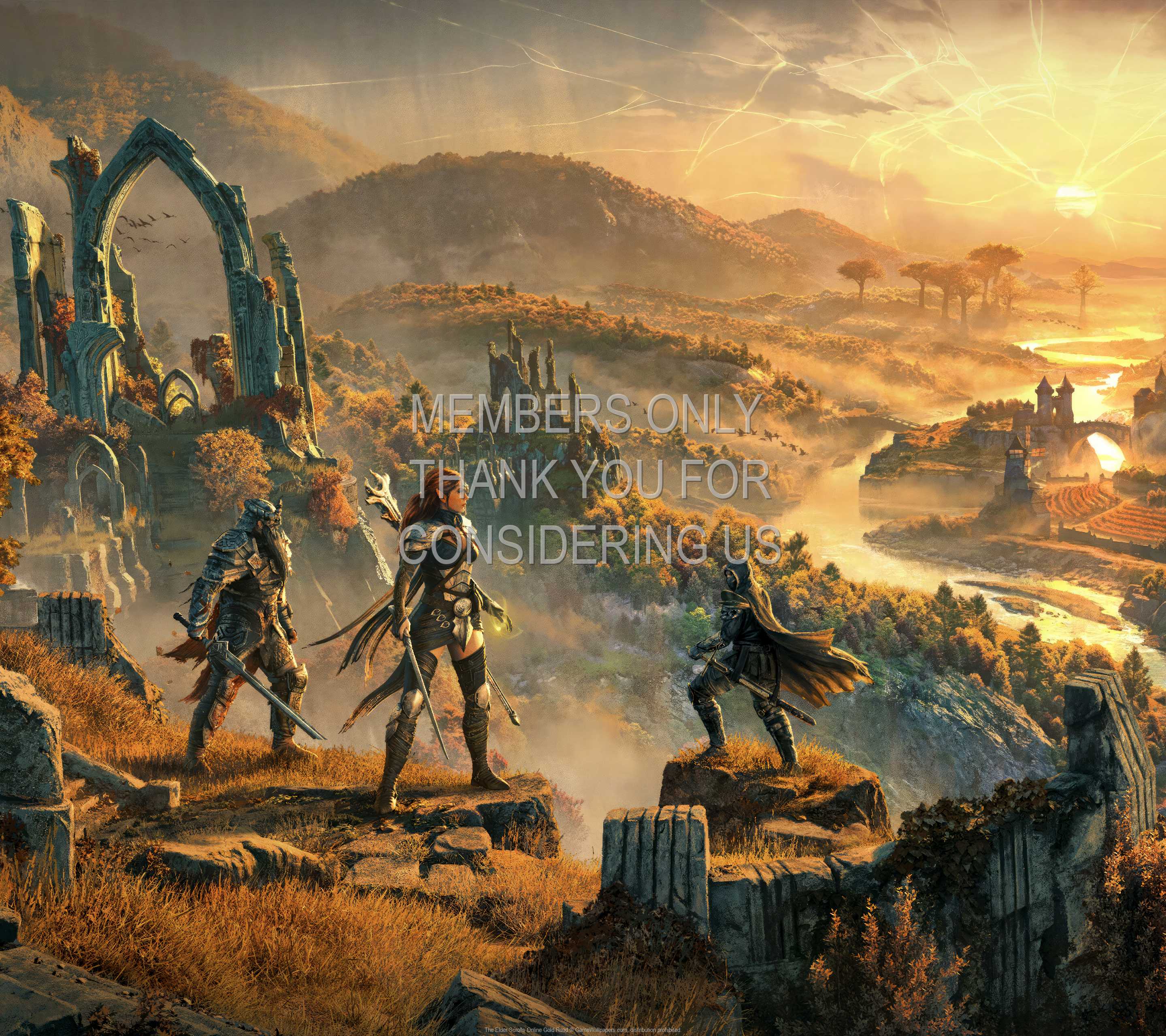 The Elder Scrolls Online: Gold Road 1440p Horizontal Mobile fond d'cran 01