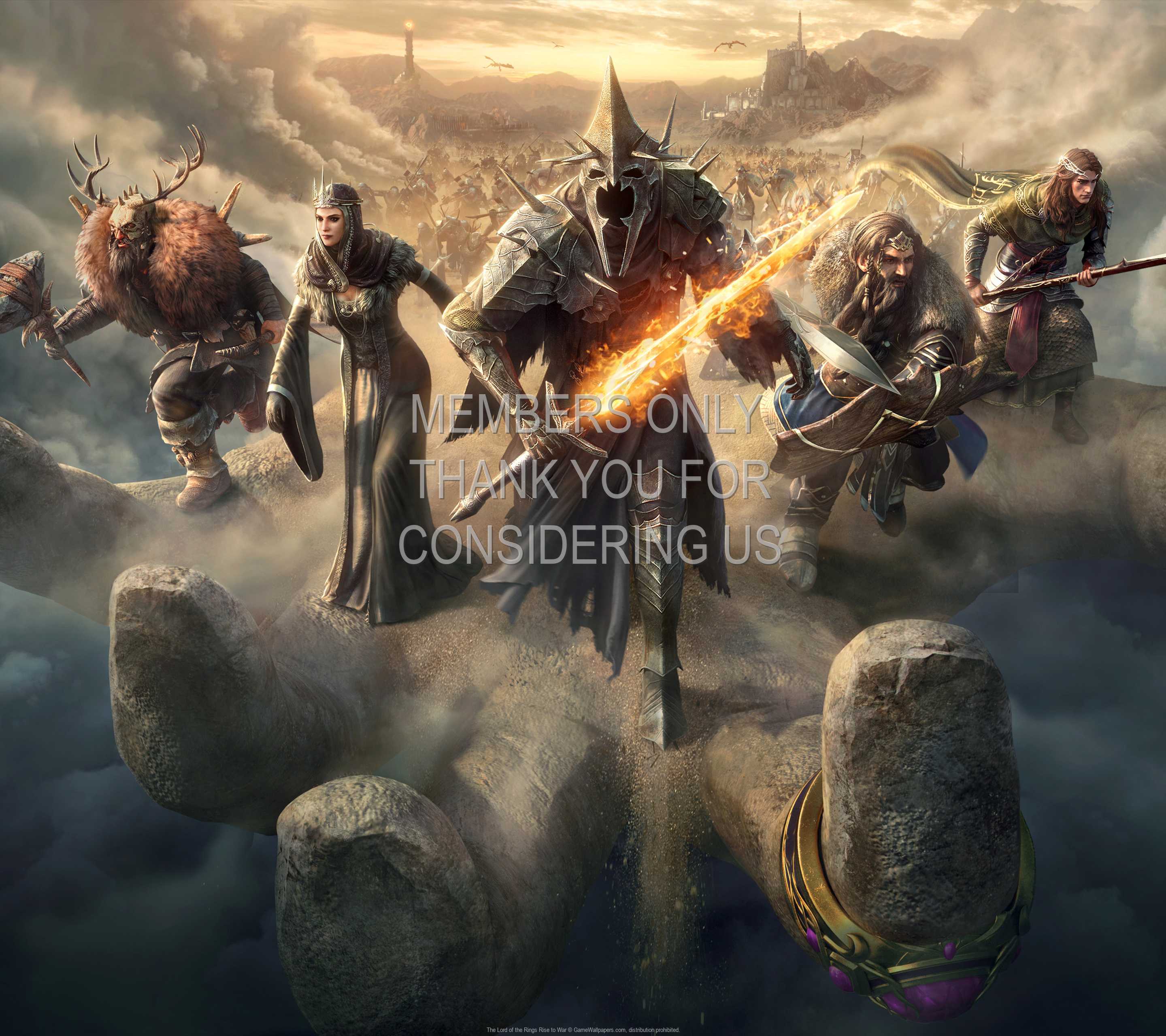 The Lord of the Rings: Rise to War 1440p Horizontal Handy Hintergrundbild 01