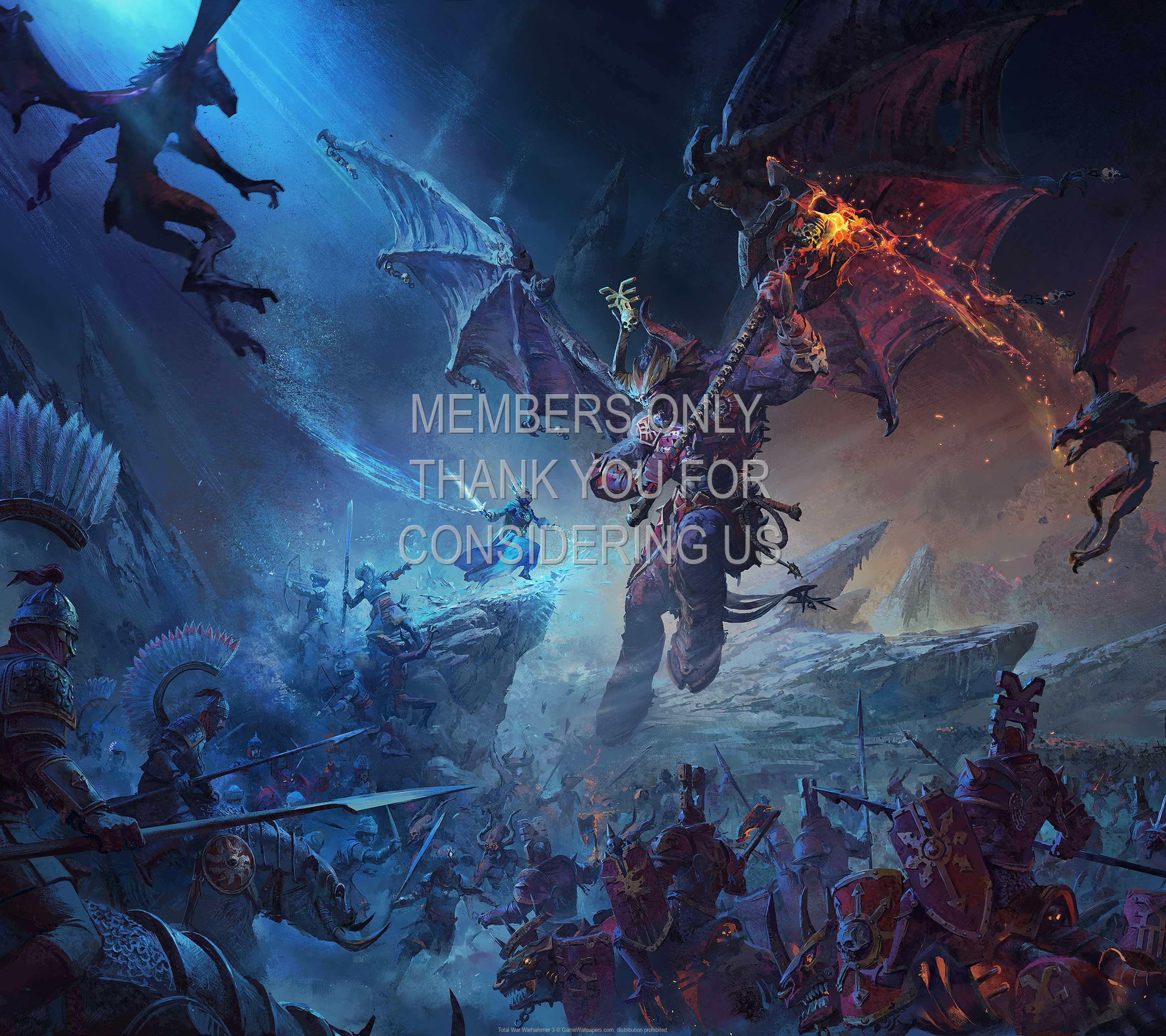 Total War: Warhammer 3 1440p Horizontal Handy Hintergrundbild 01