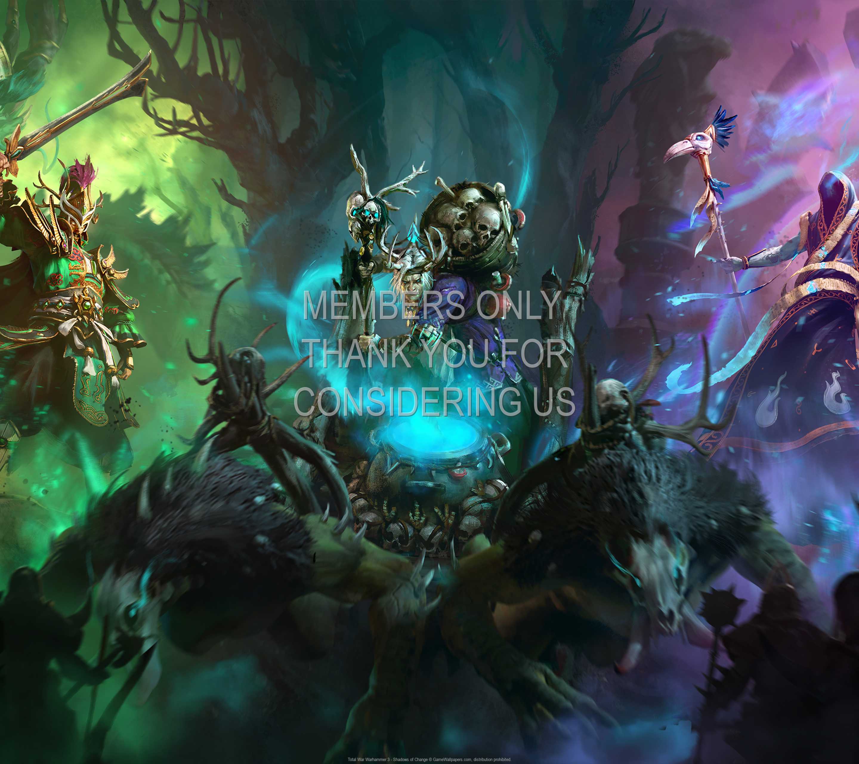 Total War: Warhammer 3 - Shadows of Change 1440p Horizontal Handy Hintergrundbild 01