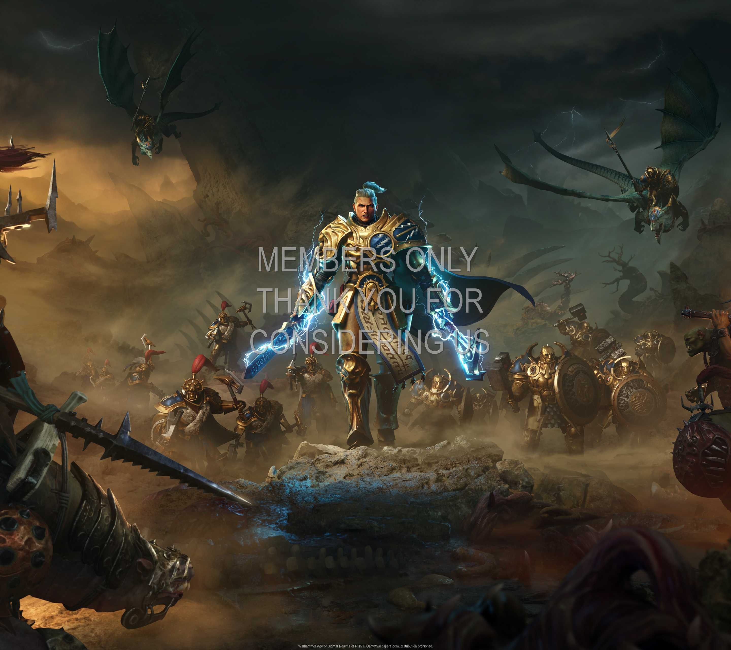 Warhammer Age of Sigmar: Realms of Ruin 1440p Horizontal Handy Hintergrundbild 01
