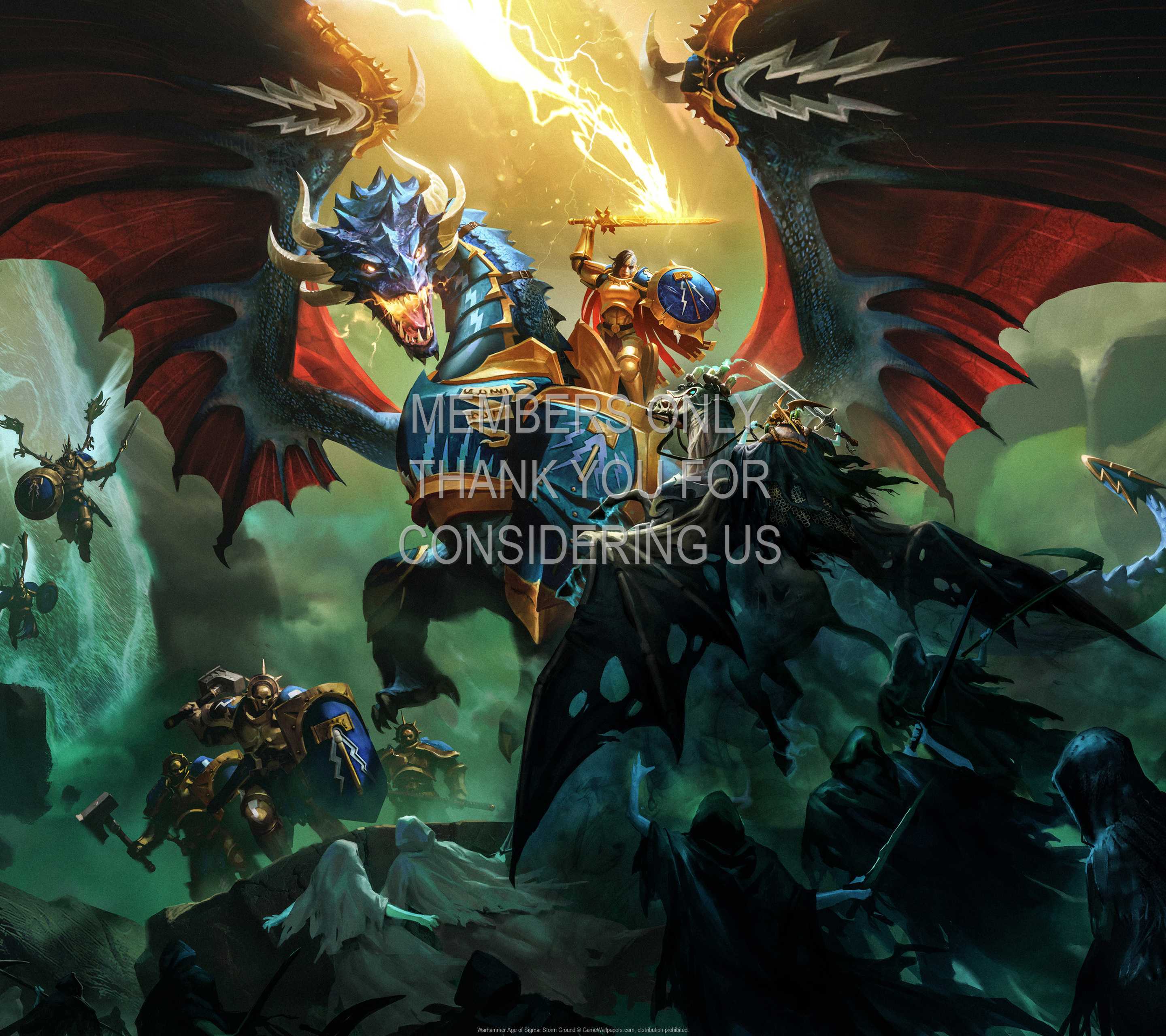 Warhammer Age of Sigmar: Storm Ground 1440p Horizontal Mobile fond d'cran 01