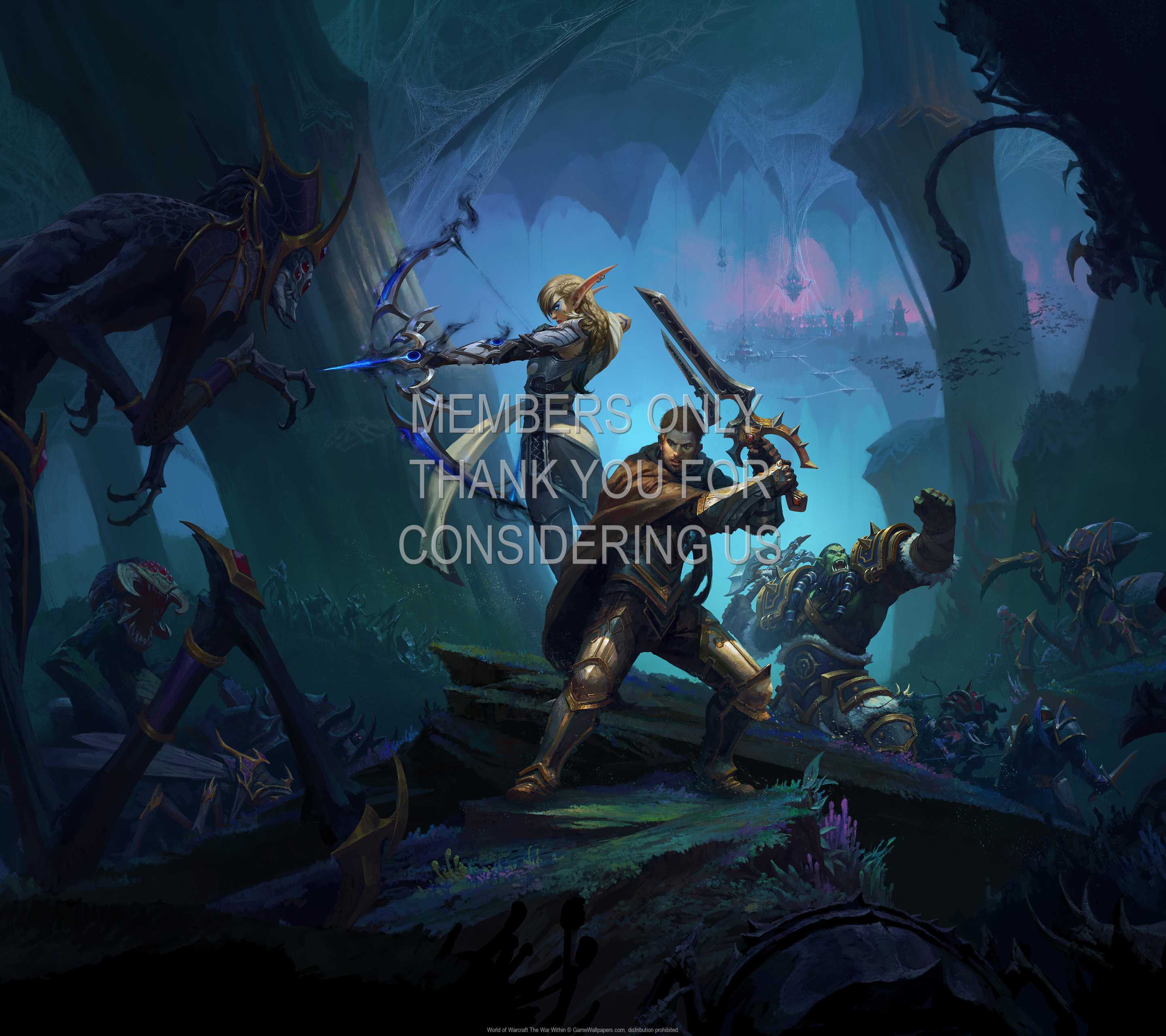 World of Warcraft: The War Within 1440p Horizontal Mobile fond d'cran 01