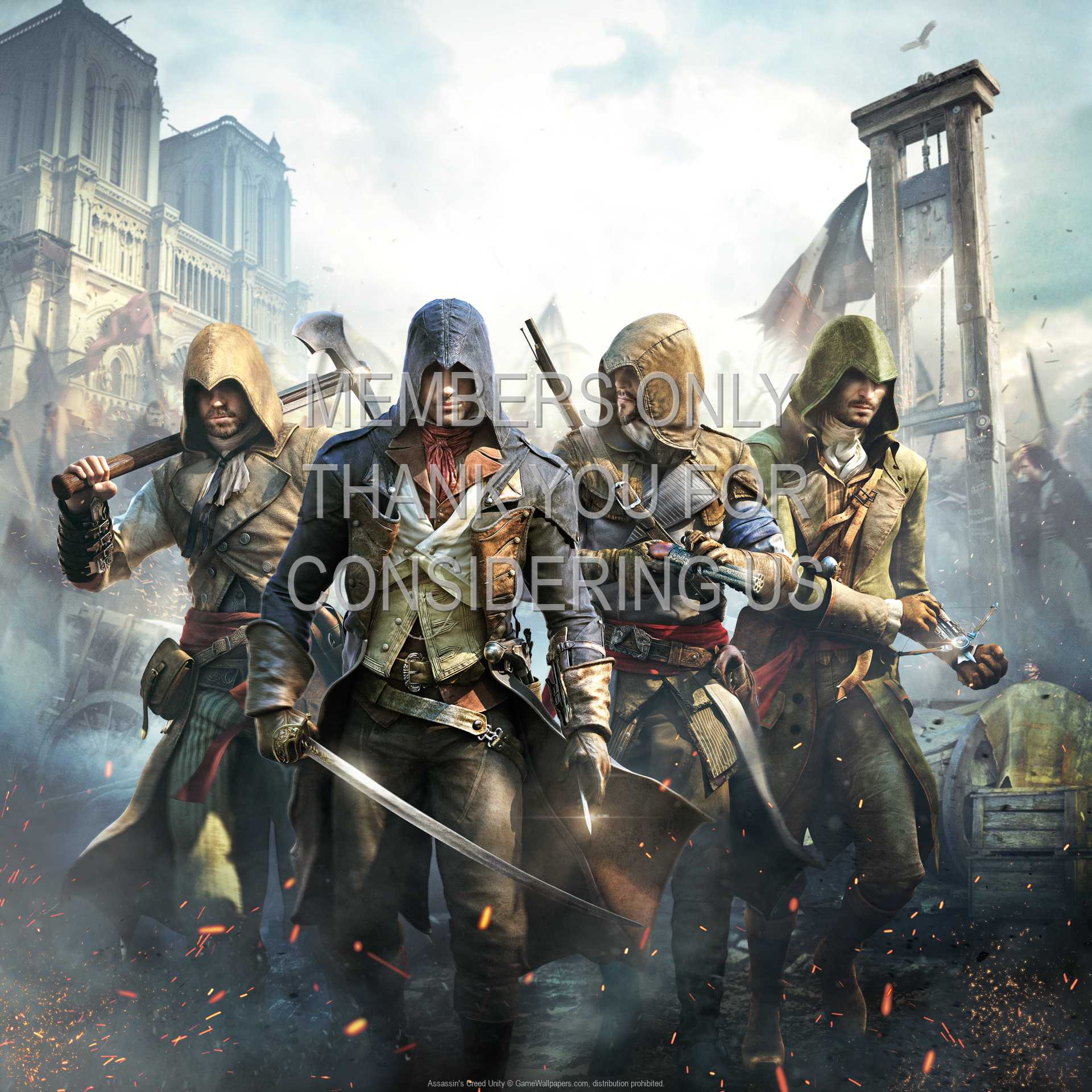 Assassin's Creed: Unity 1080p Horizontal Mvil fondo de escritorio 02