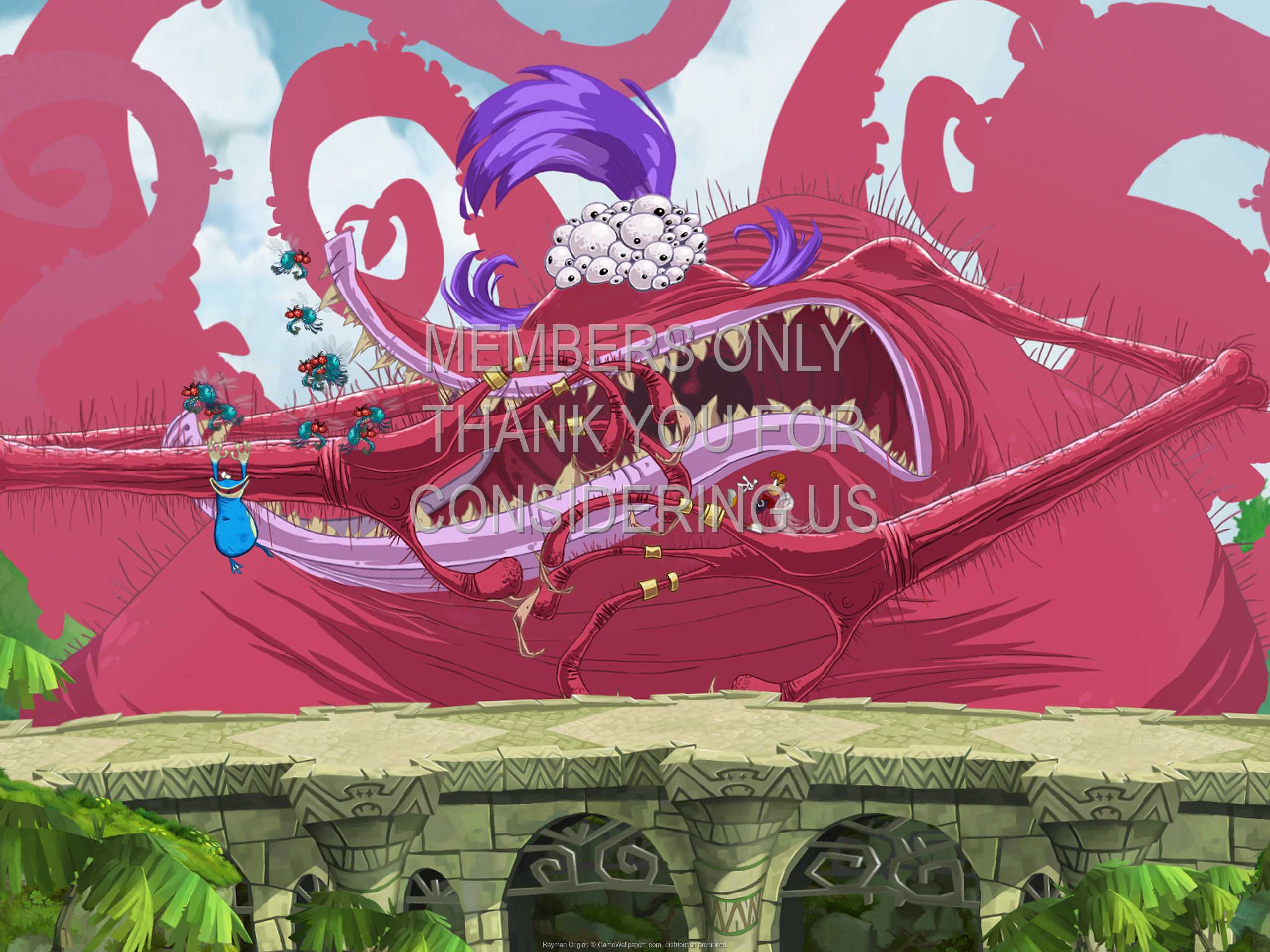 Rayman Origins 1080p Horizontal Mobiele achtergrond 02