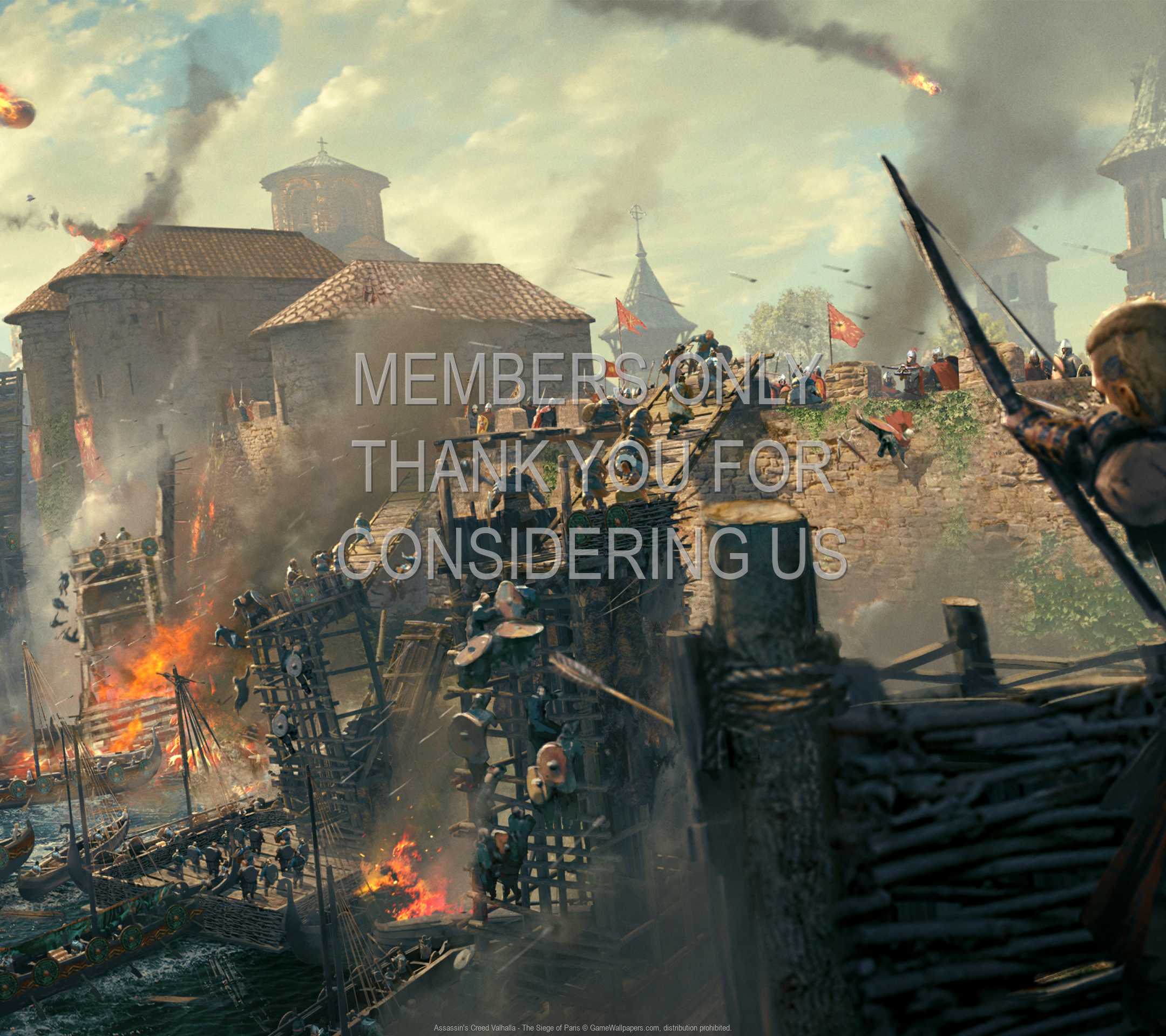 Assassin's Creed: Valhalla - The Siege of Paris 1080p Horizontal Handy Hintergrundbild 02