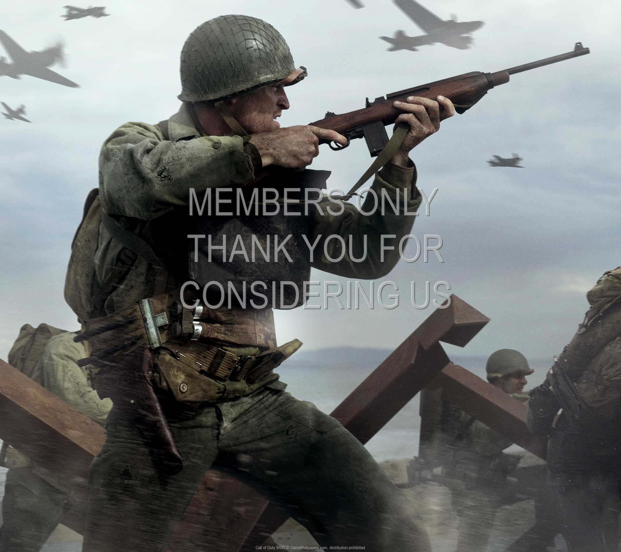 Call of Duty: WW2 1080p Horizontal Handy Hintergrundbild 02