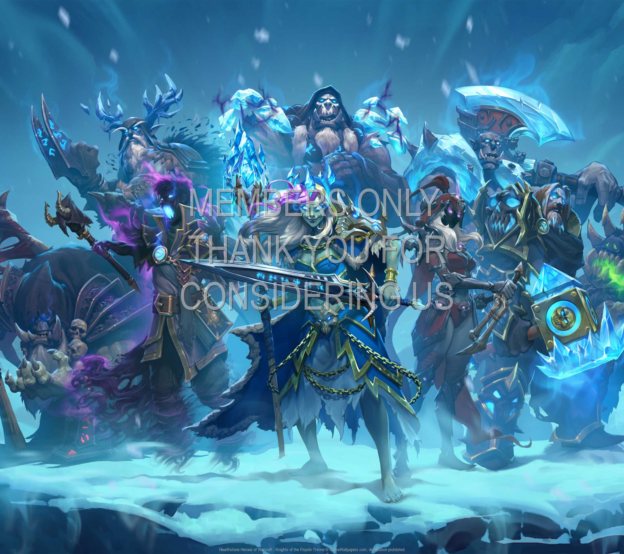 Hearthstone: Heroes of Warcraft - Knights of the Frozen Throne 1080p Horizontal Handy Hintergrundbild 02