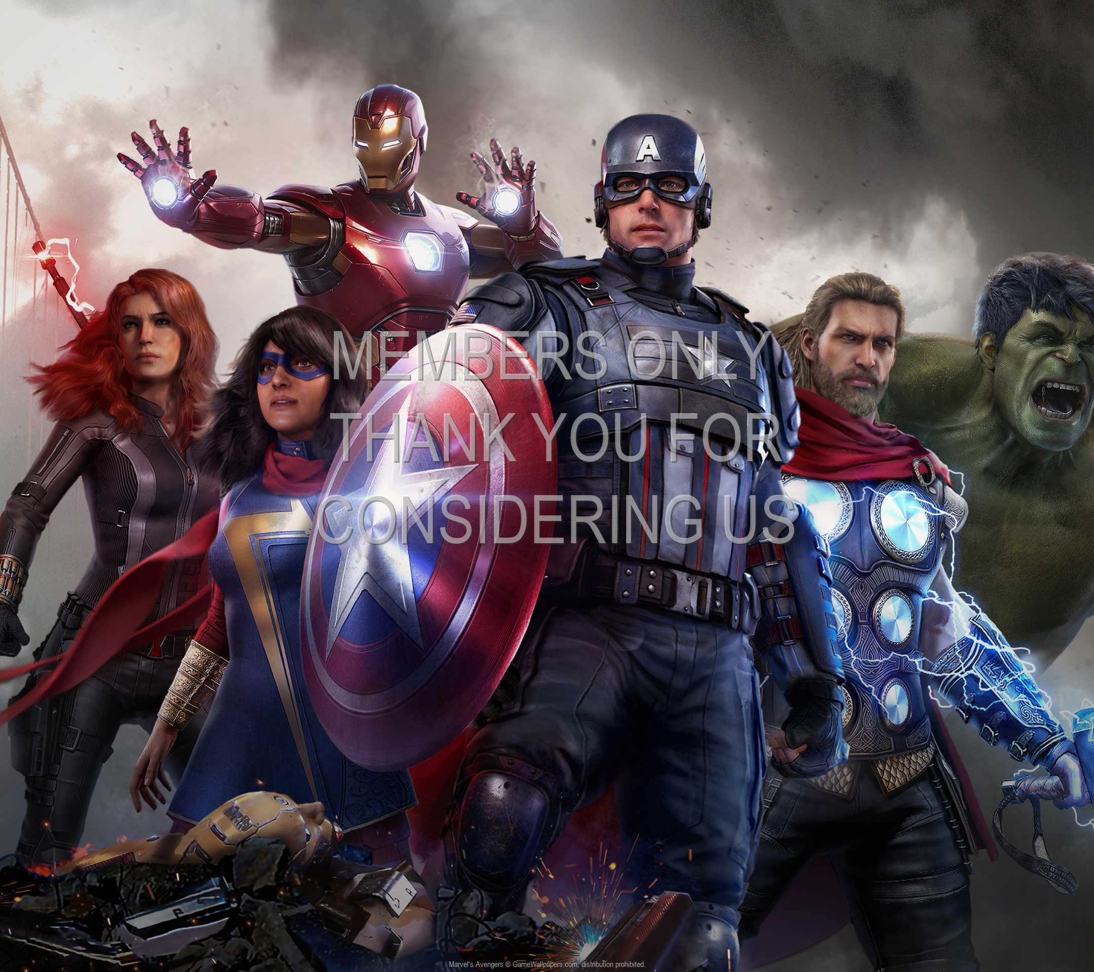 Marvel's Avengers 1080p Horizontal Mobile fond d'cran 02