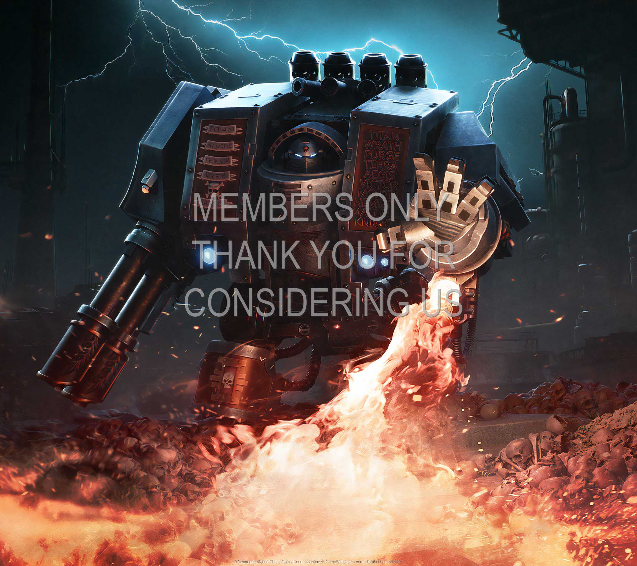 Warhammer 40,000: Chaos Gate - Daemonhunters 1080p Horizontal Mobiele achtergrond 02
