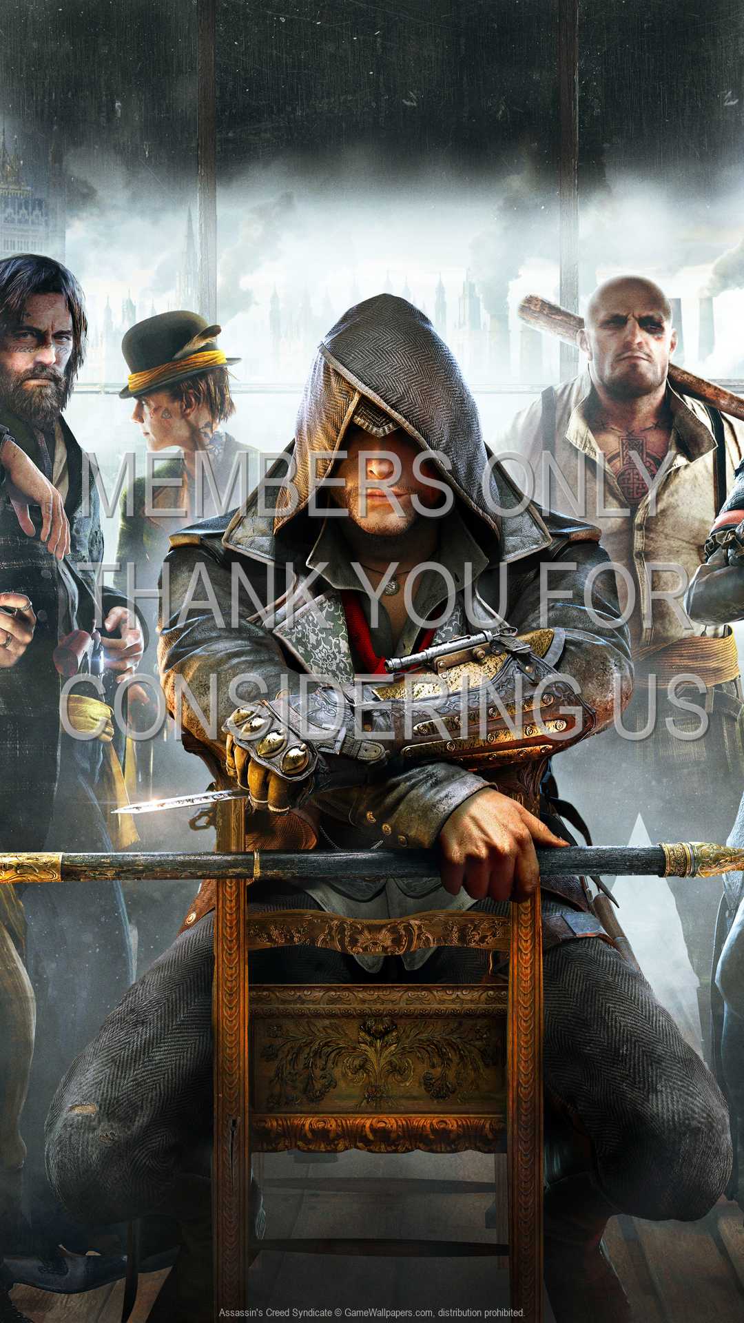 Assassin's Creed: Syndicate 1080p Vertical Handy Hintergrundbild 02