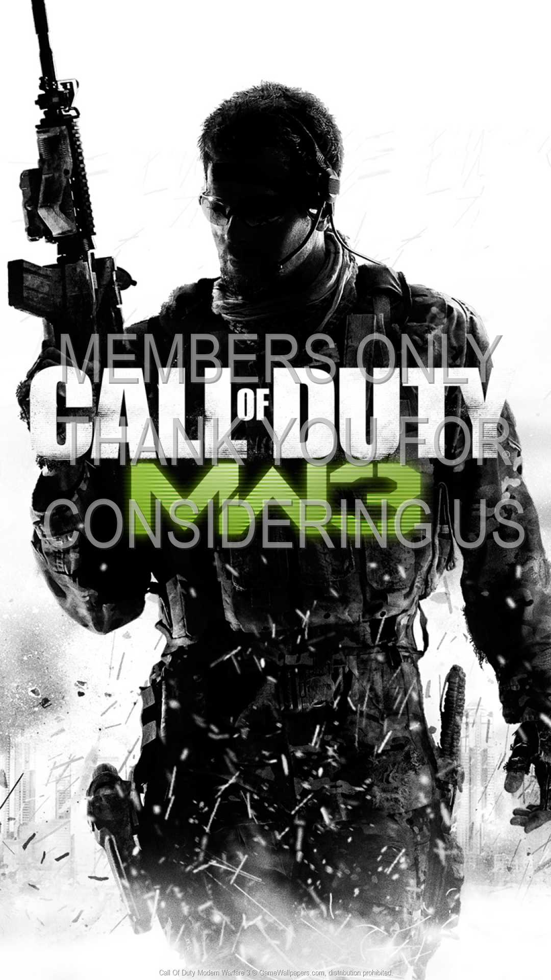 Call Of Duty: Modern Warfare 3 1080p Vertical Mobiele achtergrond 02