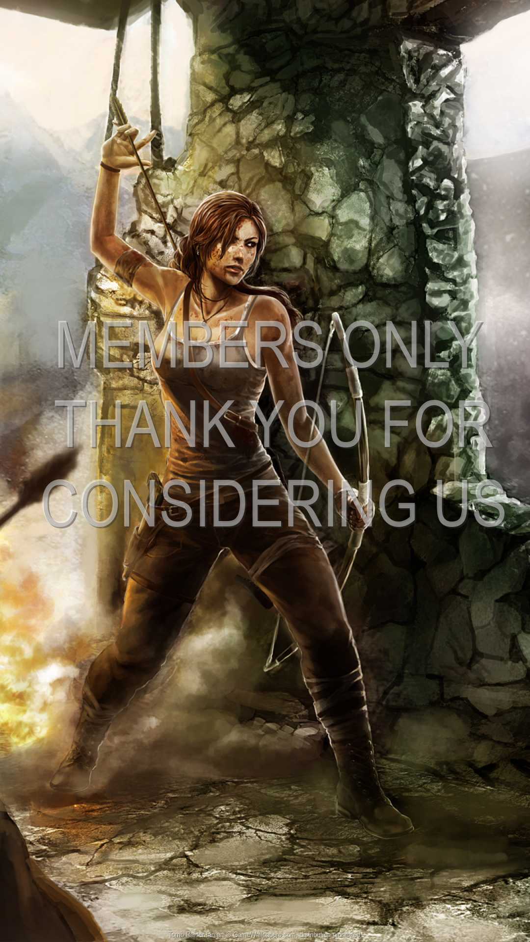 Tomb Raider fan art 1080p%20Vertical Mobiele achtergrond 02