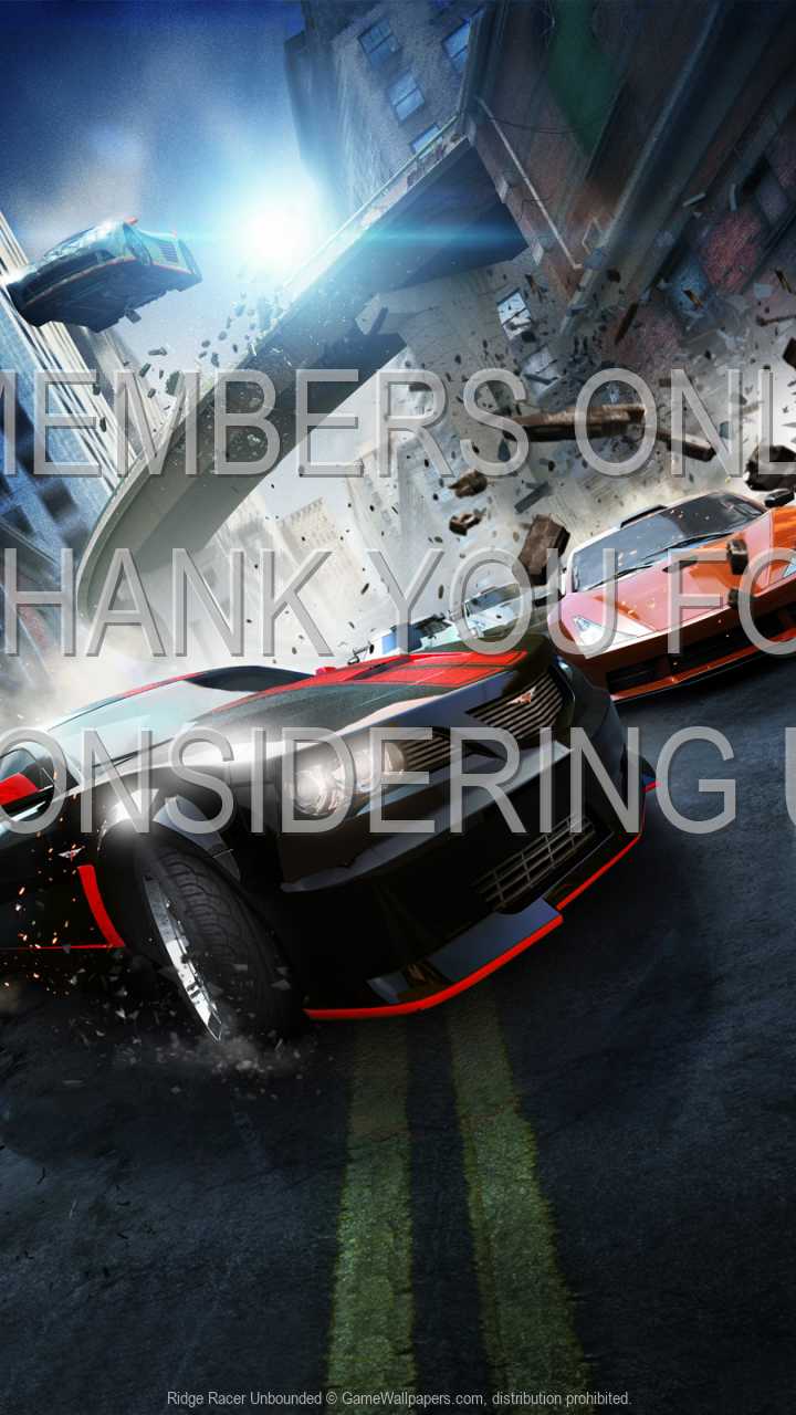 Ridge Racer Unbounded 720p Vertical Mobiele achtergrond 02