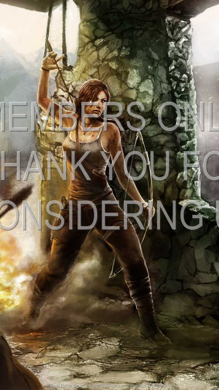 Tomb Raider fan art 720p Vertical Mobile fond d'cran 02