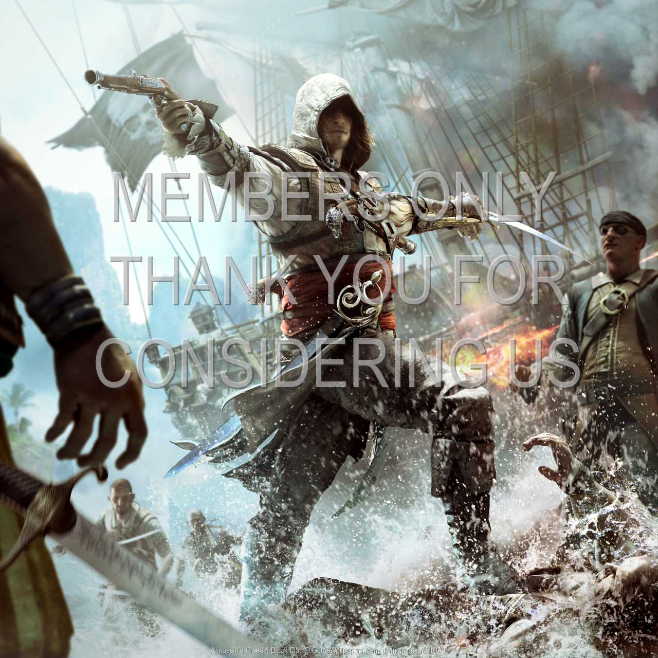 Assassin's Creed 4: Black Flag 720p Horizontal Handy Hintergrundbild 02