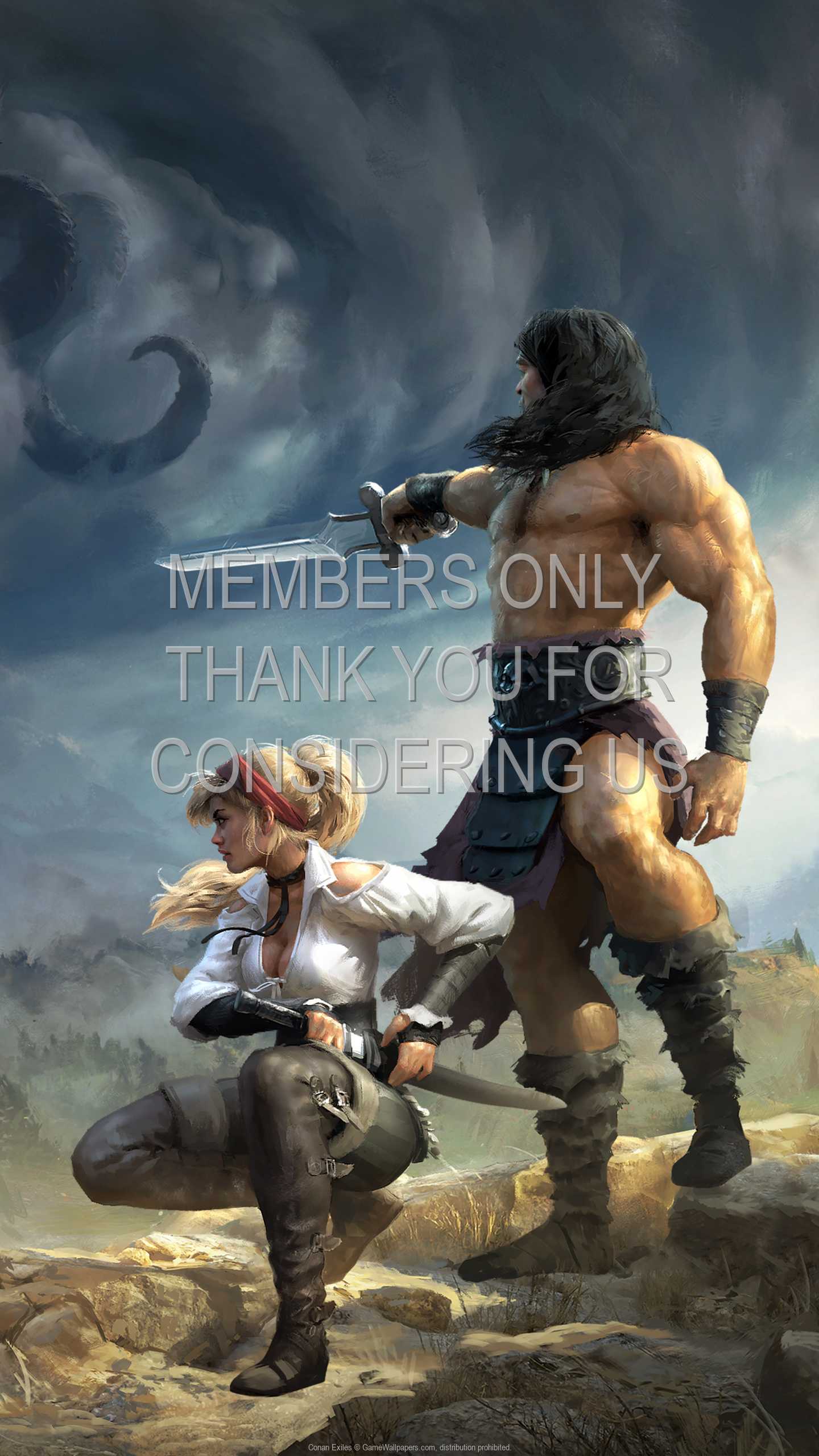 Conan Exiles 1440p Vertical Handy Hintergrundbild 02