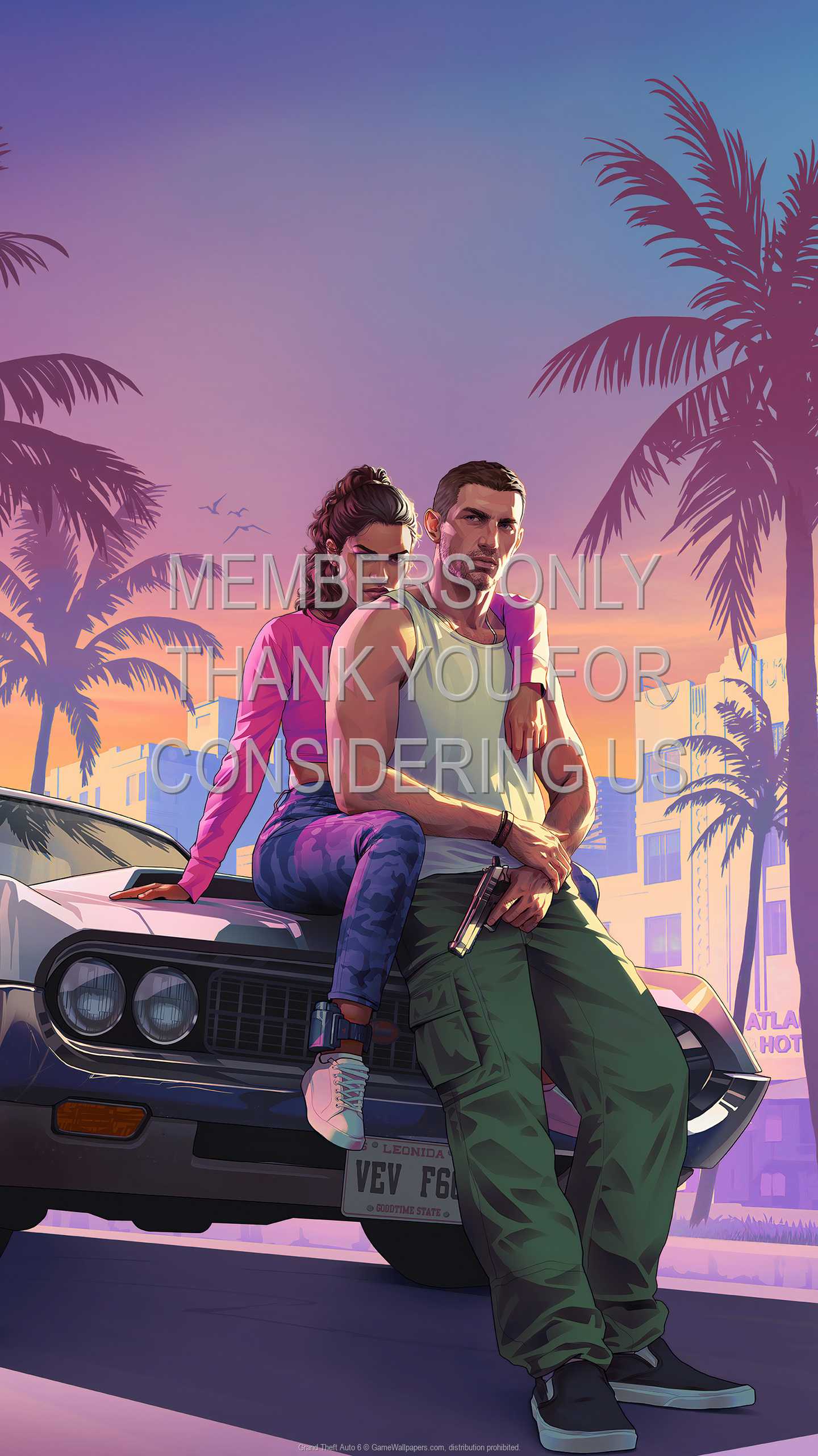 Grand Theft Auto 6 1440p Vertical Handy Hintergrundbild 02
