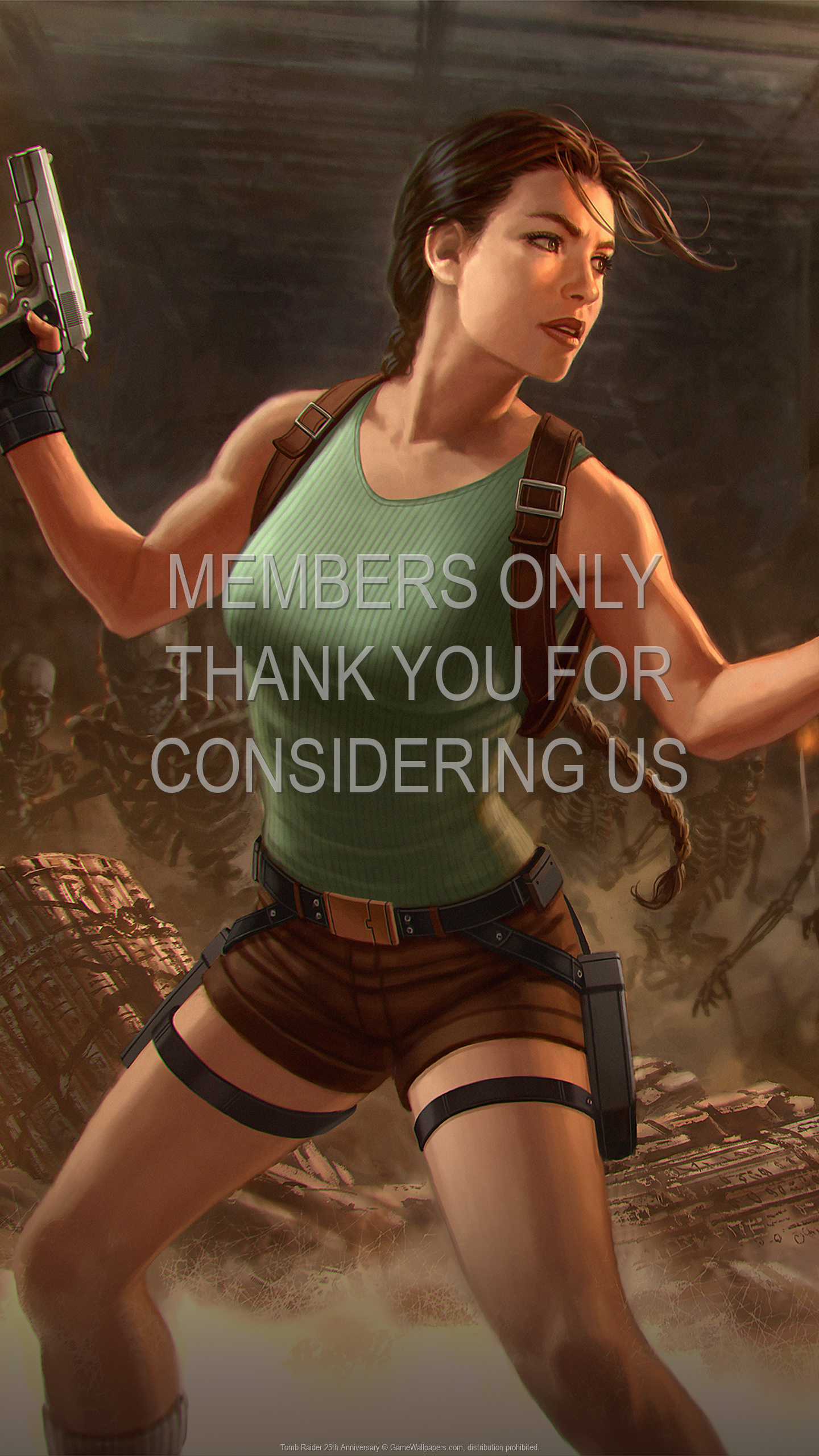 Tomb Raider 25th Anniversary 1440p Vertical Handy Hintergrundbild 02