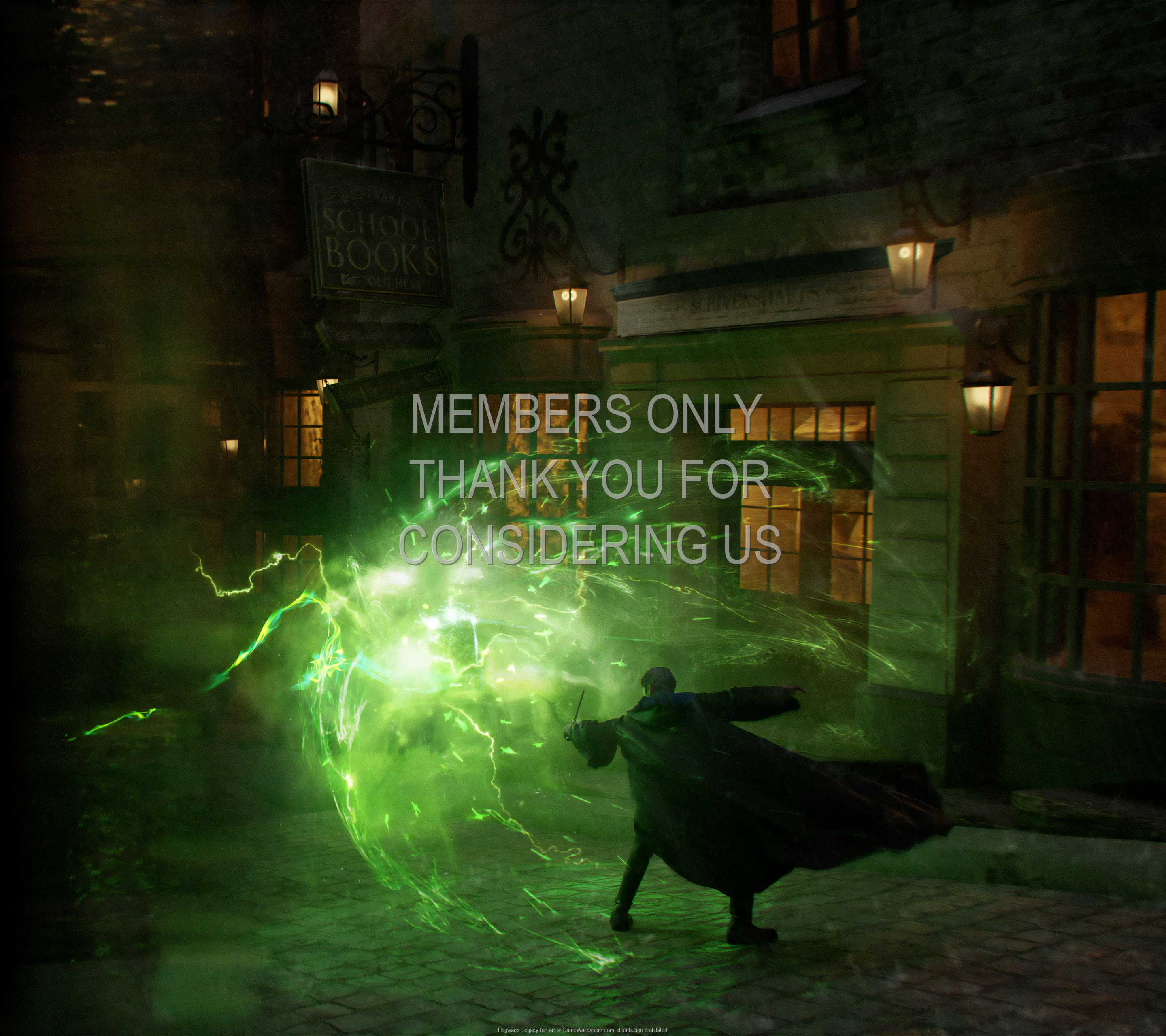 Hogwarts Legacy fan art 1440p Horizontal Mobiele achtergrond 02