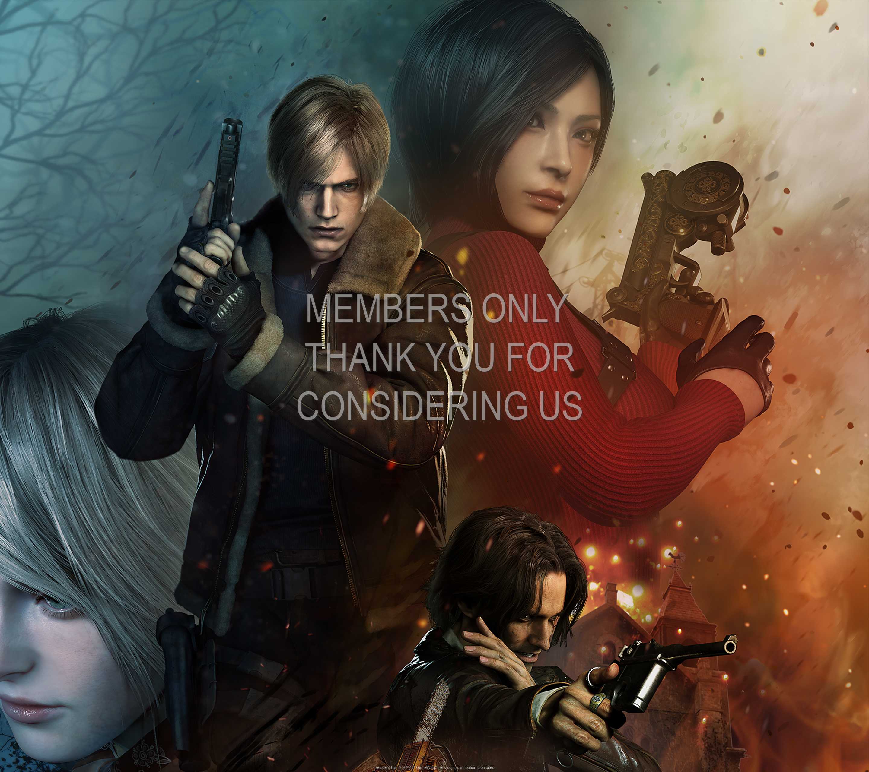 Resident Evil 4 2022 1440p Horizontal Mobiele achtergrond 02