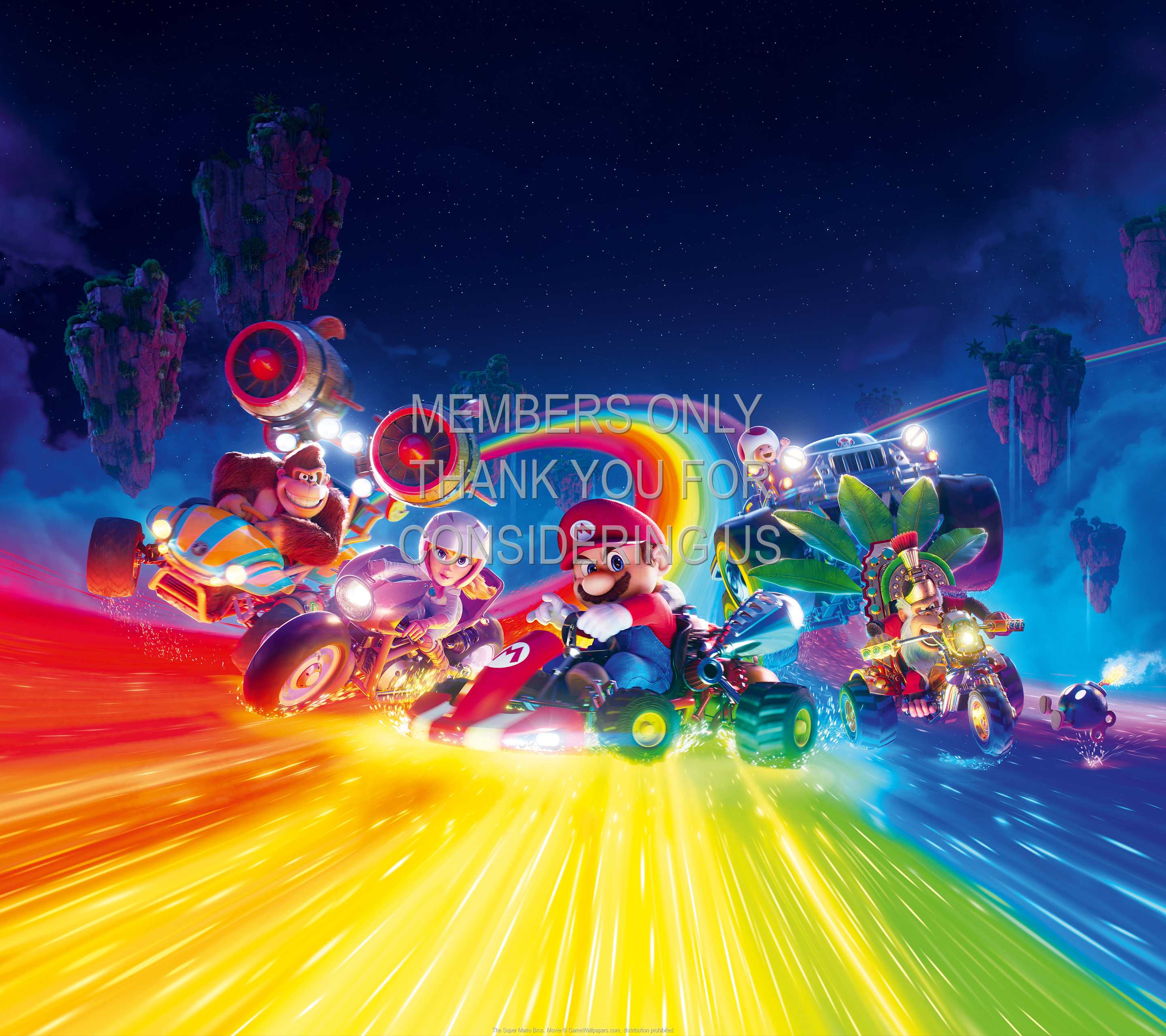 The Super Mario Bros. Movie 1440p Horizontal Mobiele achtergrond 02