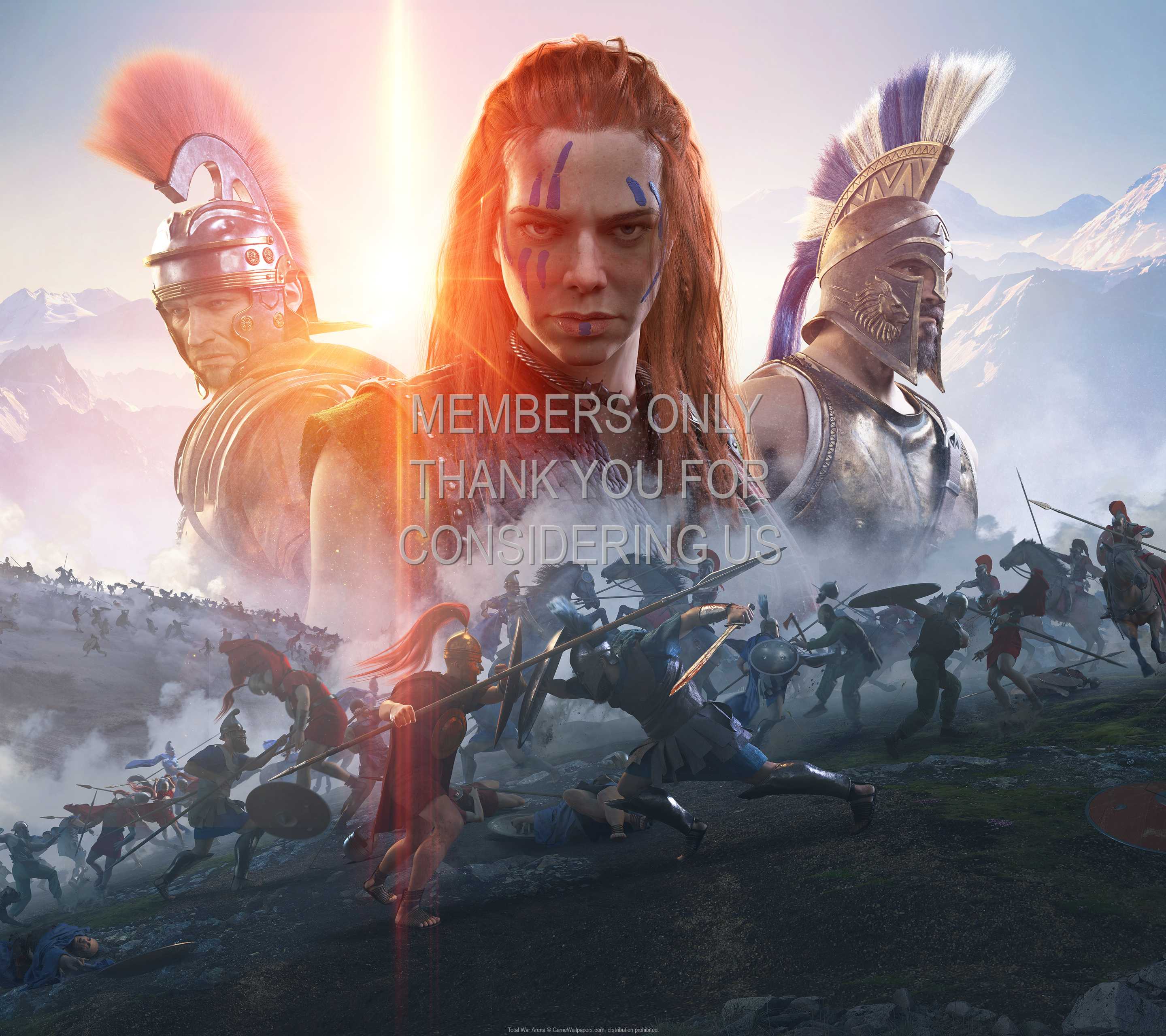 Total War: Arena 1440p Horizontal Handy Hintergrundbild 02