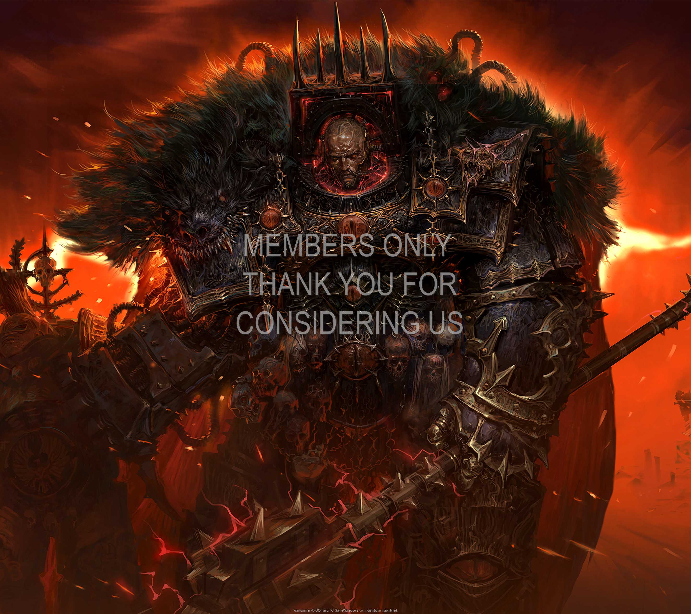 Warhammer 40,000 fan art 1440p Horizontal Mvil fondo de escritorio 02
