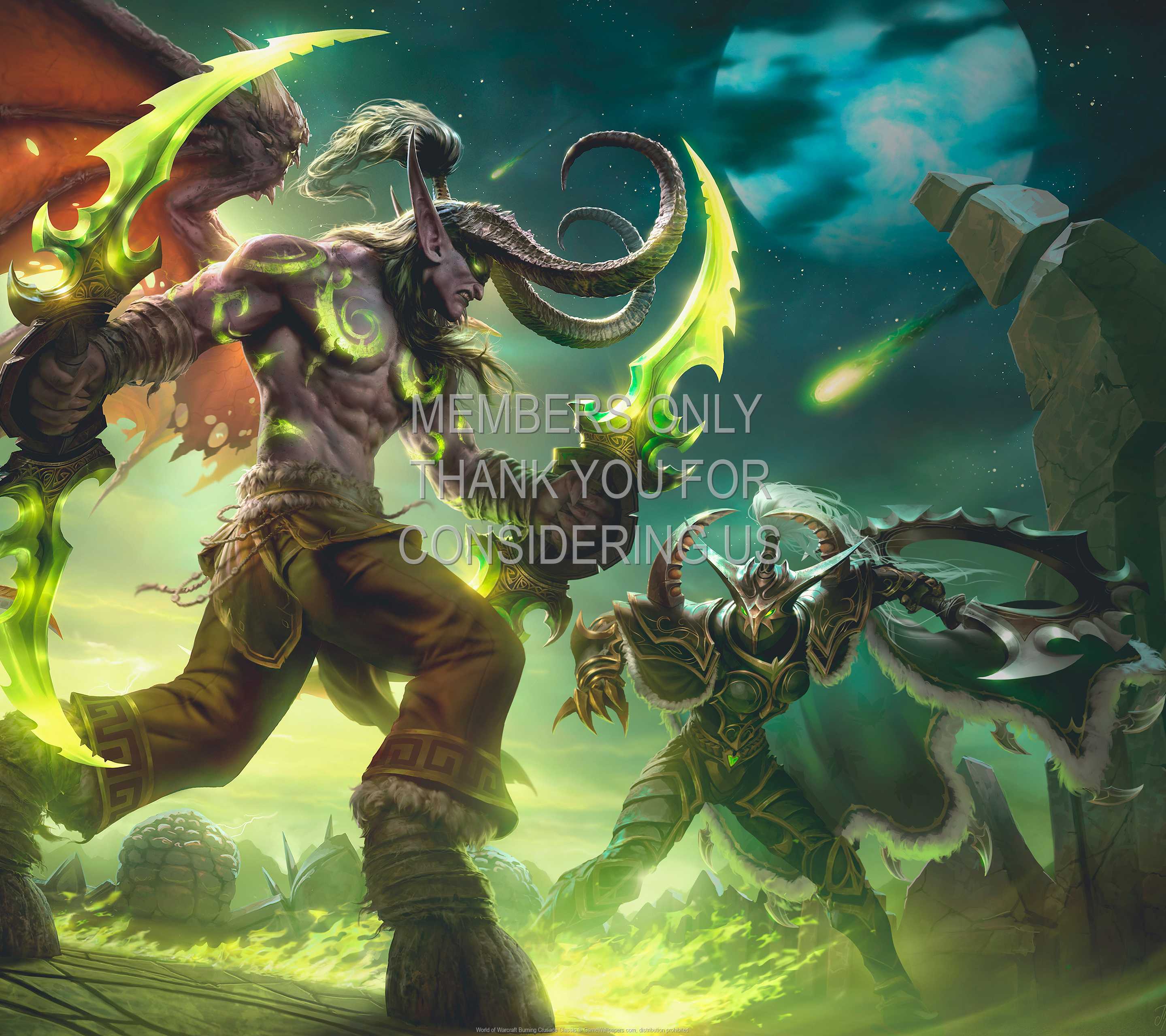 World of Warcraft: Burning Crusade Classic 1440p Horizontal Handy Hintergrundbild 02