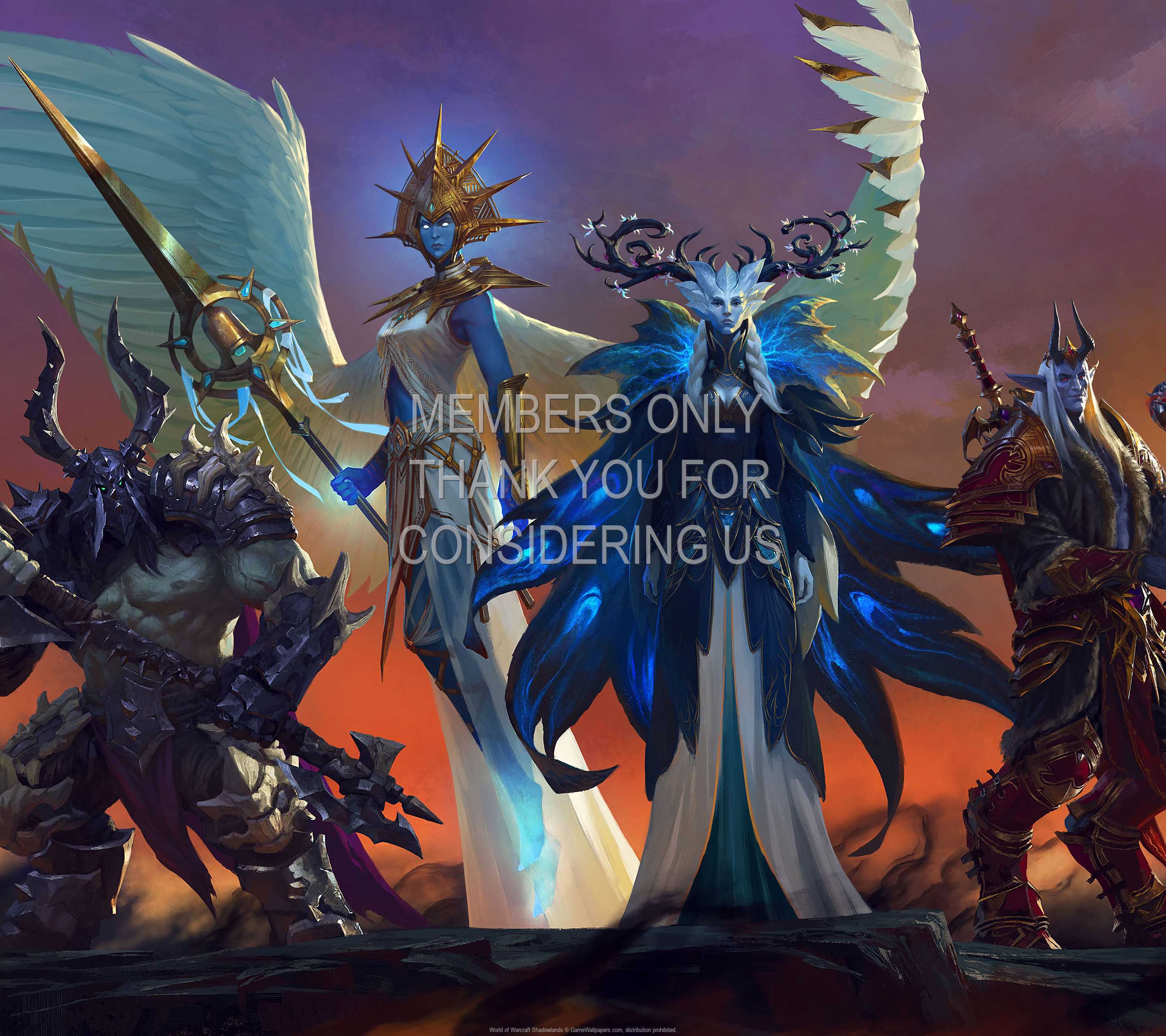 World of Warcraft: Shadowlands 1440p Horizontal Handy Hintergrundbild 02