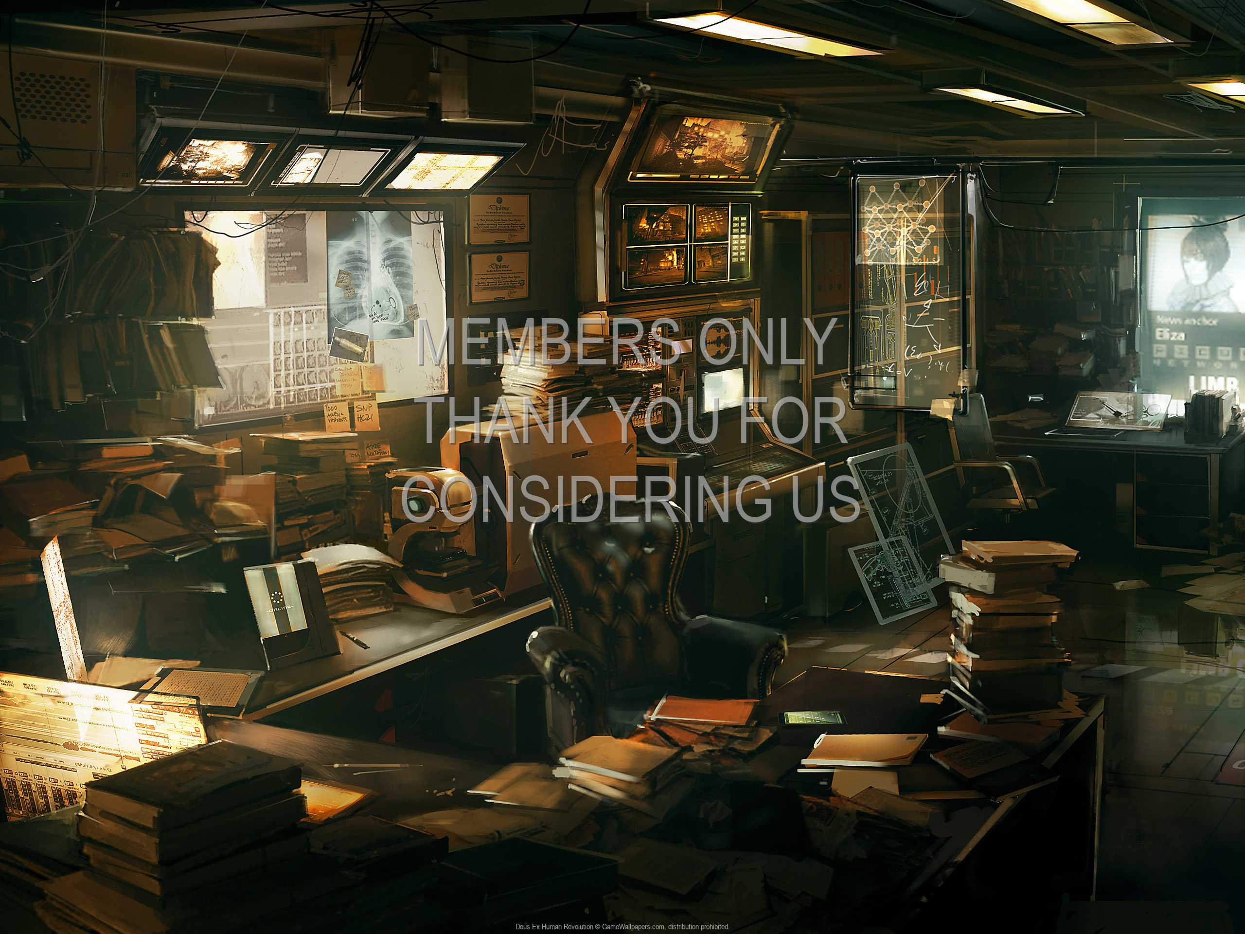 Deus Ex: Human Revolution 1080p Horizontal Handy Hintergrundbild 03