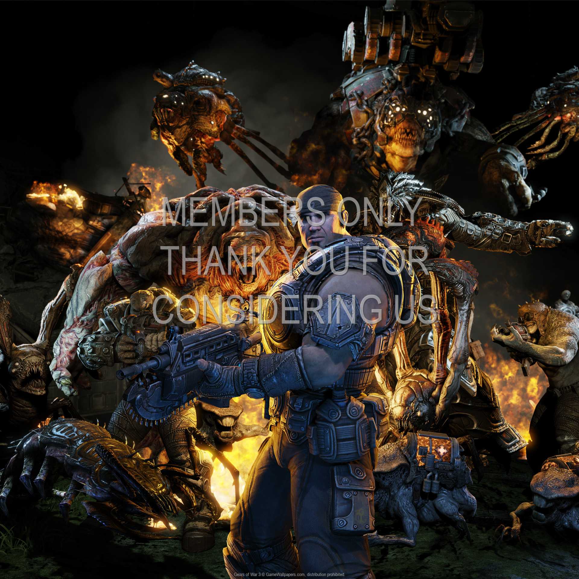 Gears of War 3 1080p%20Horizontal Mobiele achtergrond 03