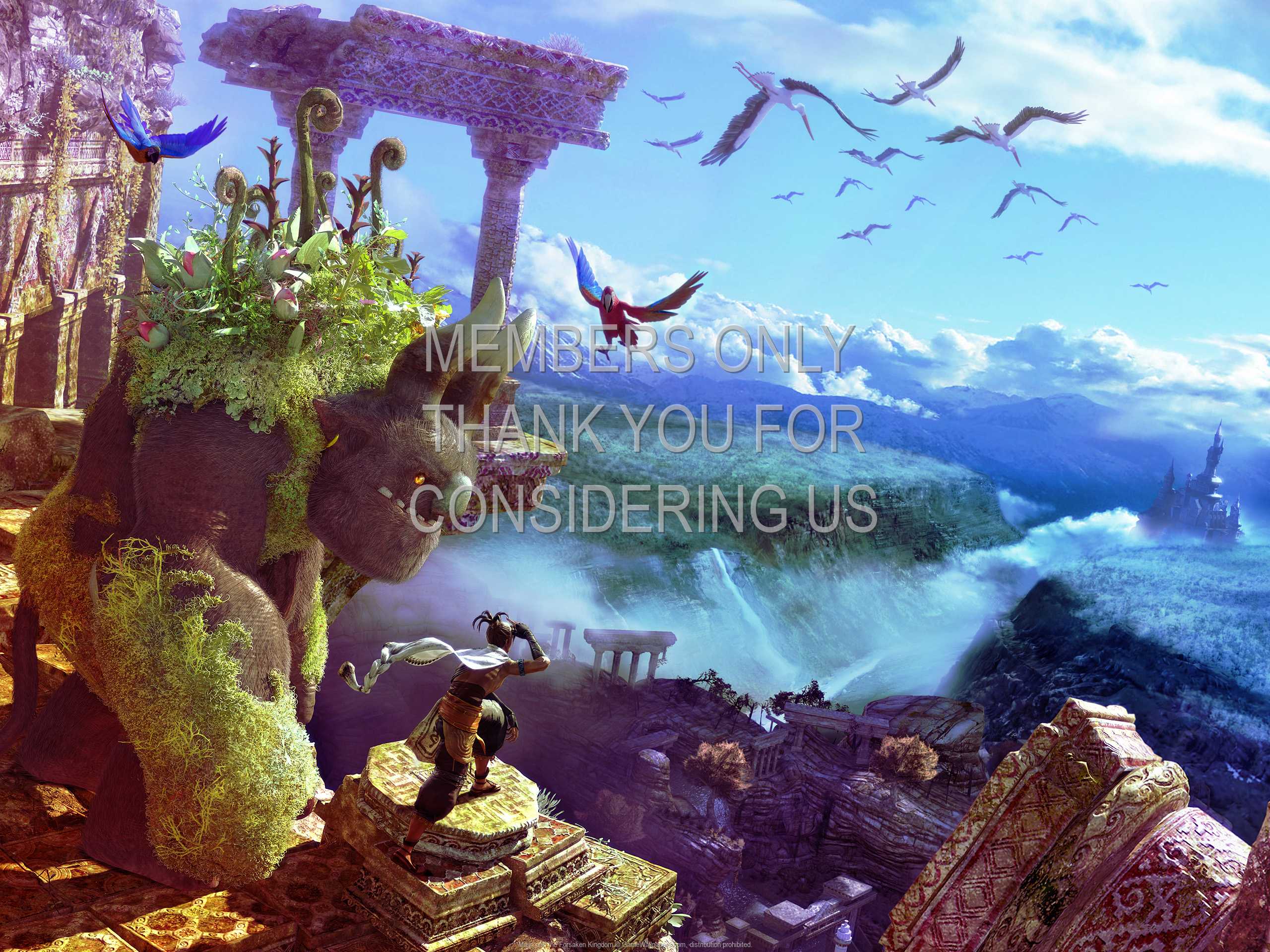 Majin and the Forsaken Kingdom 1080p Horizontal Mobiele achtergrond 03