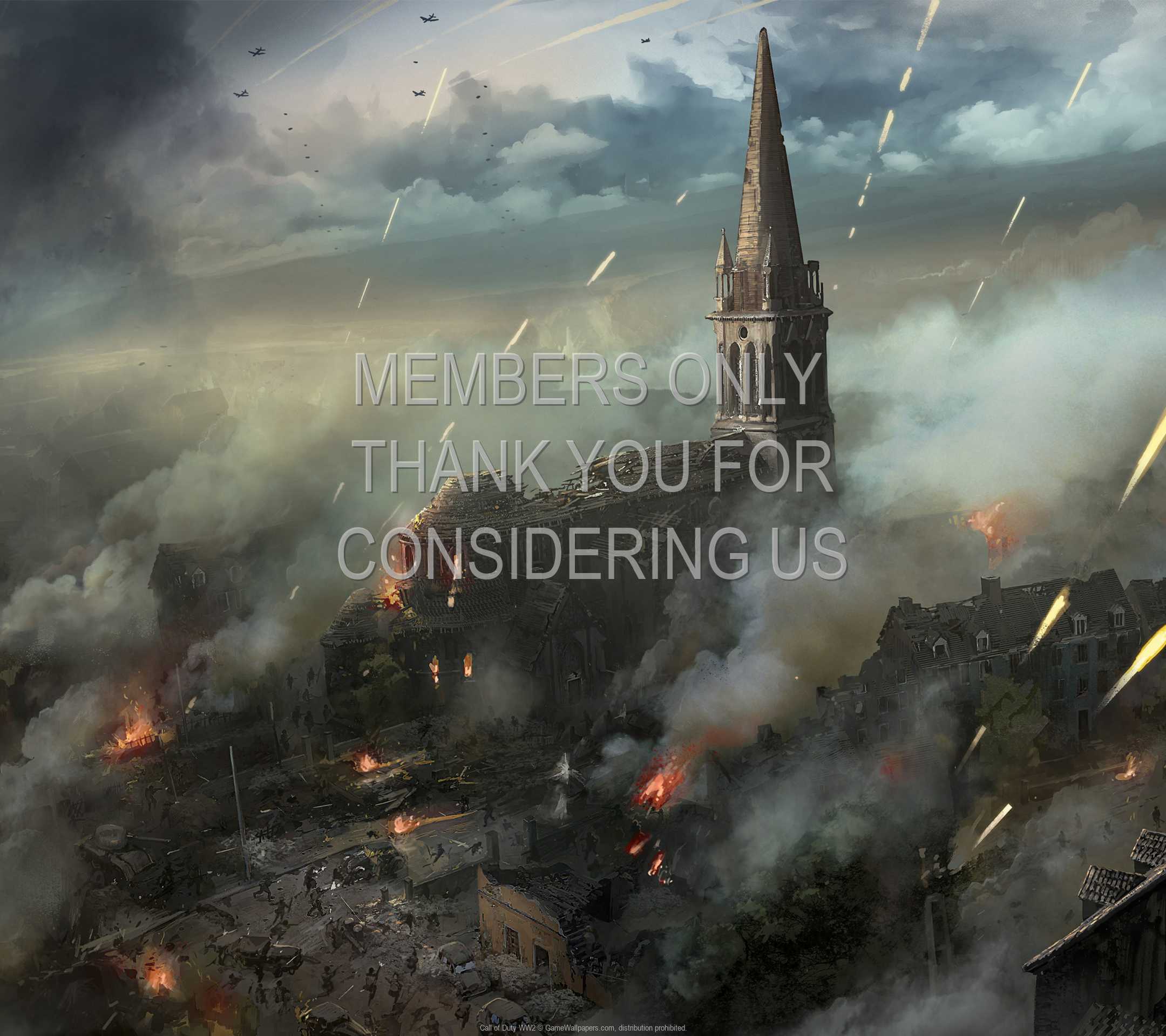 Call of Duty: WW2 1080p Horizontal Mobiele achtergrond 03