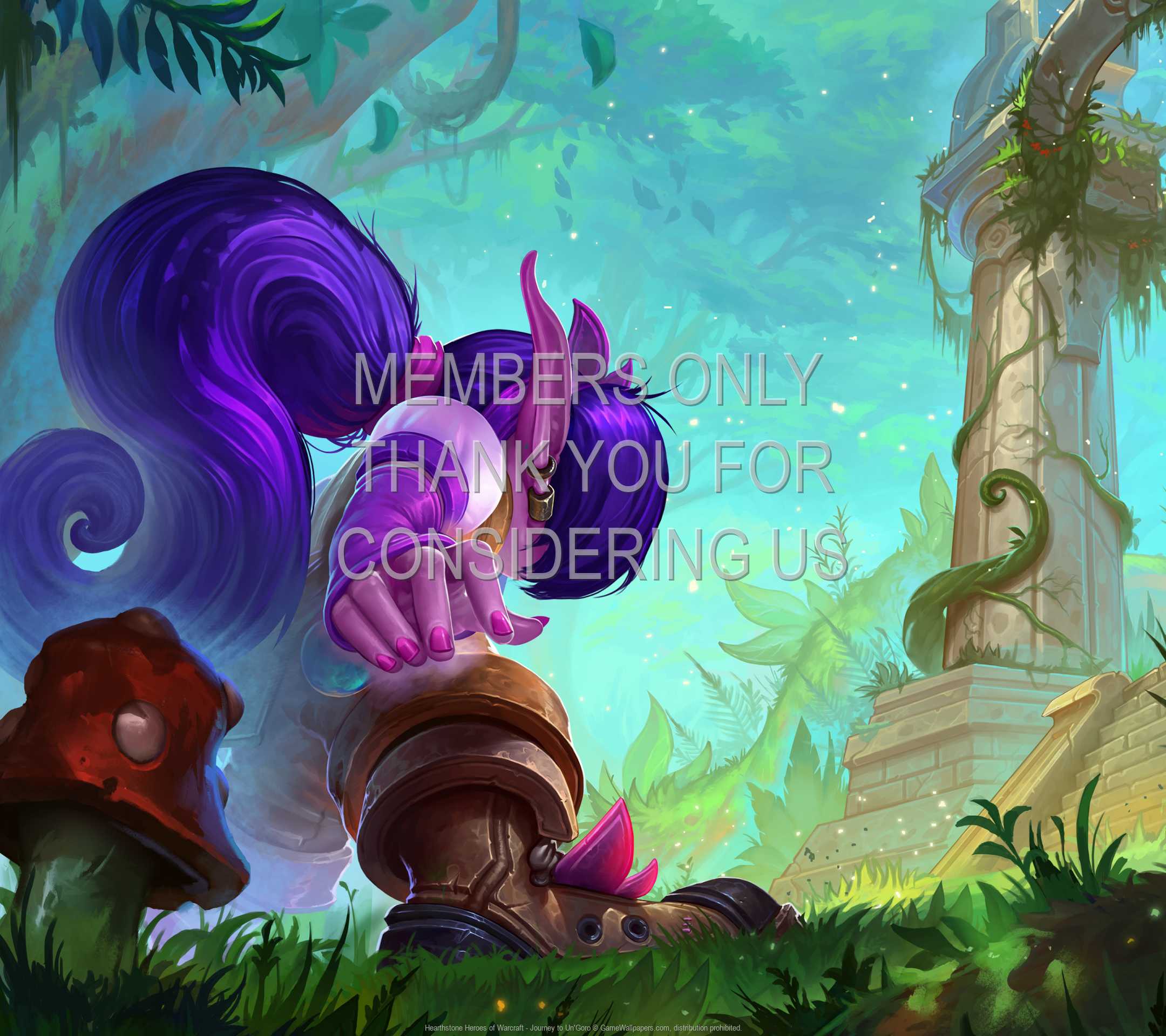Hearthstone: Heroes of Warcraft - Journey to Un'Goro 1080p Horizontal Handy Hintergrundbild 03