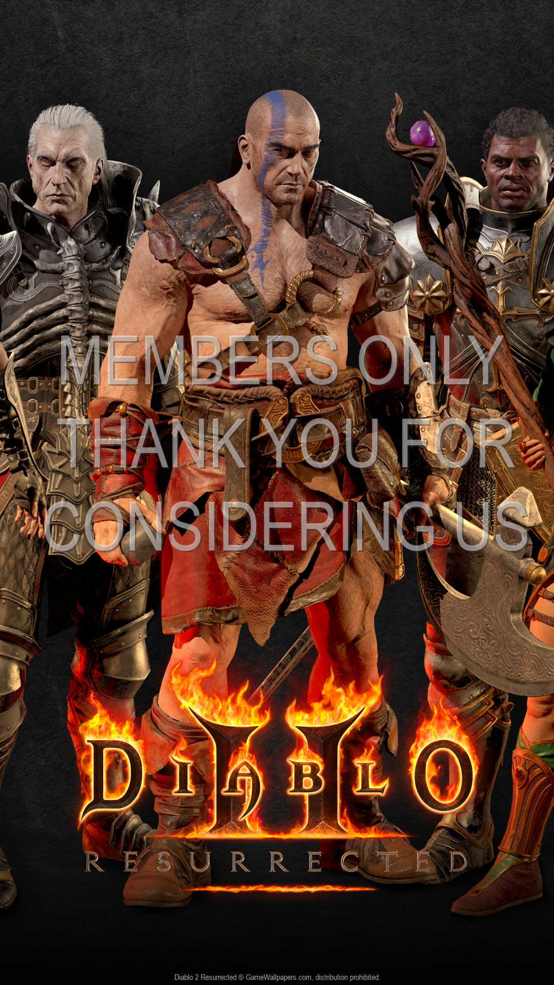 Diablo 2: Resurrected 1080p Vertical Mvil fondo de escritorio 03