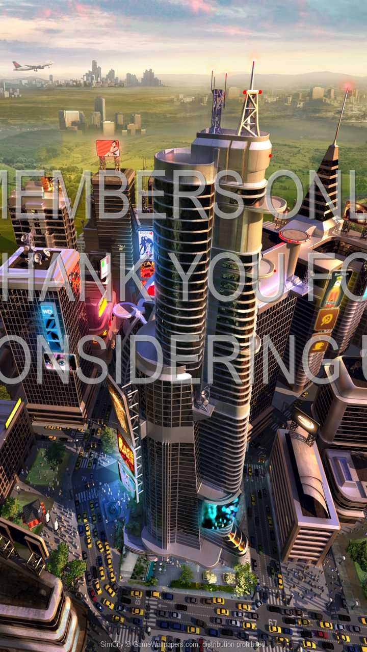 SimCity 720p Vertical Mvil fondo de escritorio 03