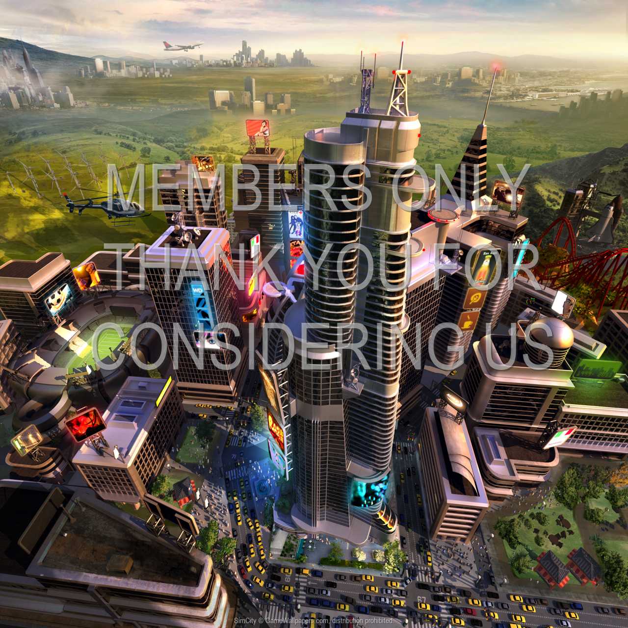 SimCity 720p%20Horizontal Mobiele achtergrond 03