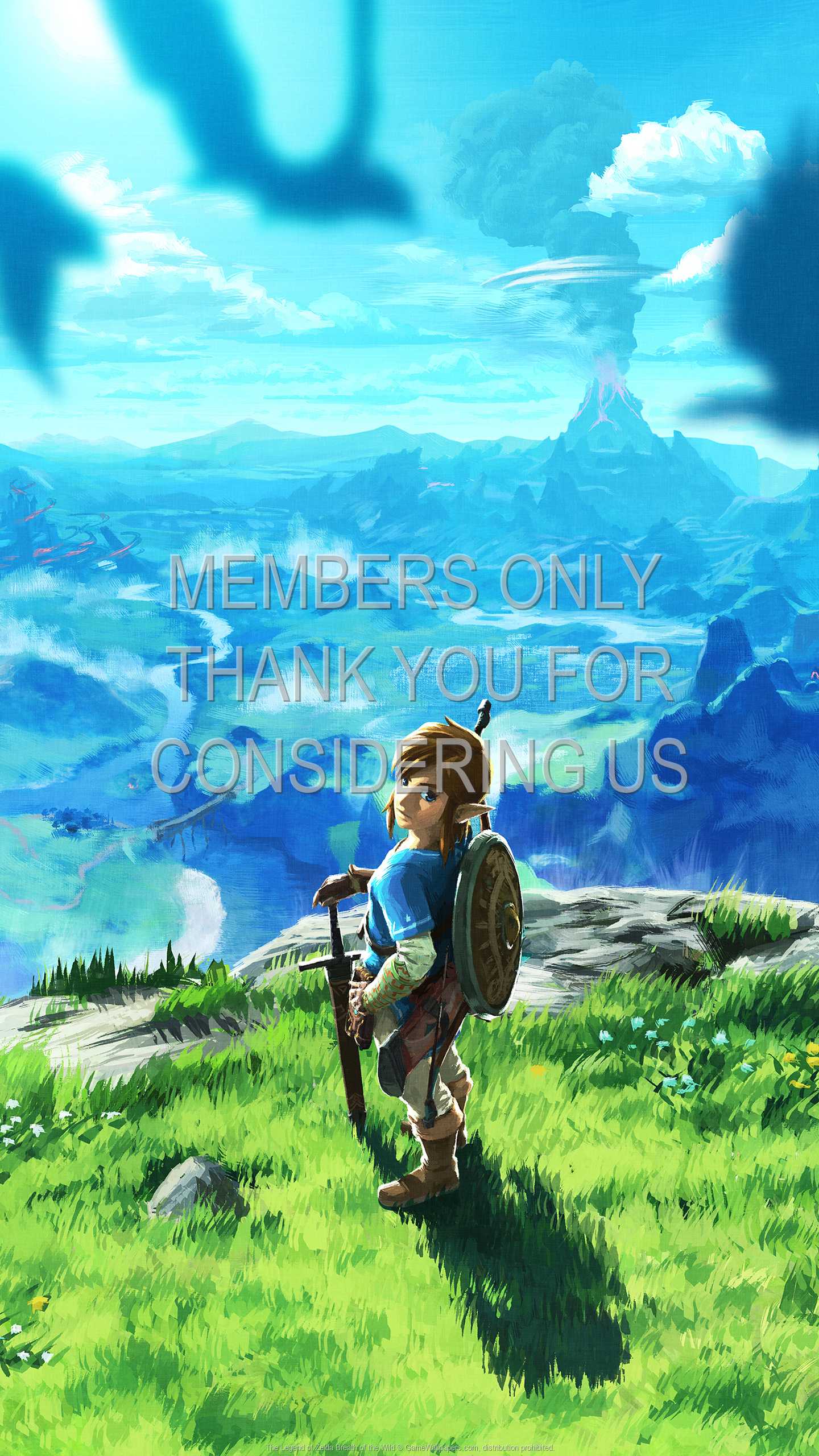 The Legend of Zelda: Breath of the Wild 1440p Vertical Mobiele achtergrond 03