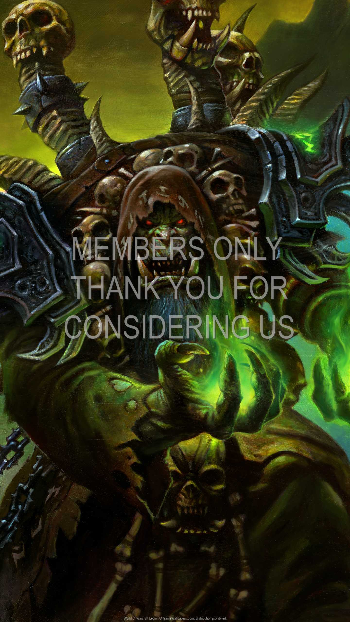 World of Warcraft: Legion 1440p Vertical Handy Hintergrundbild 03