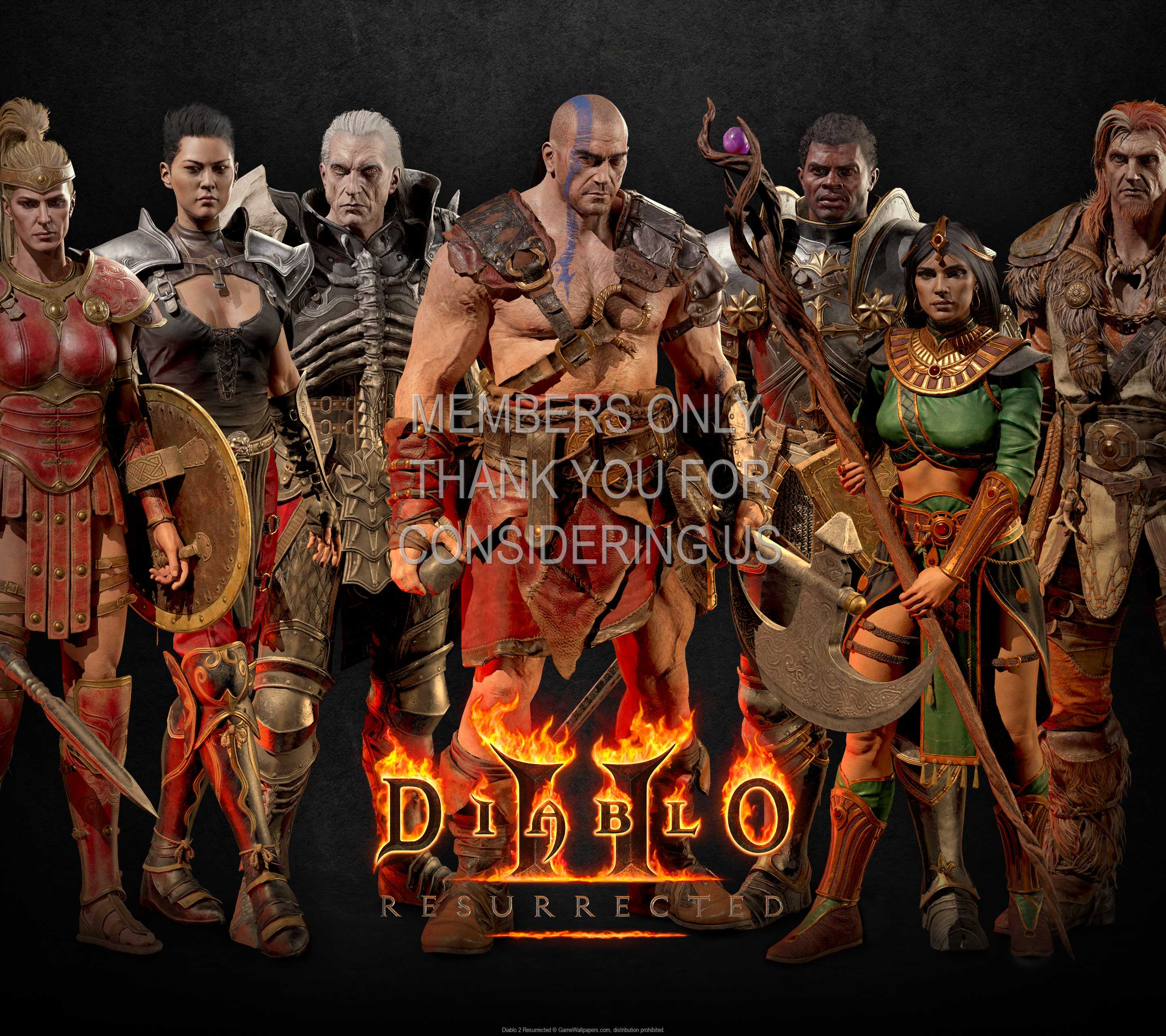 Diablo 2: Resurrected 1440p Horizontal Mobile fond d'cran 03