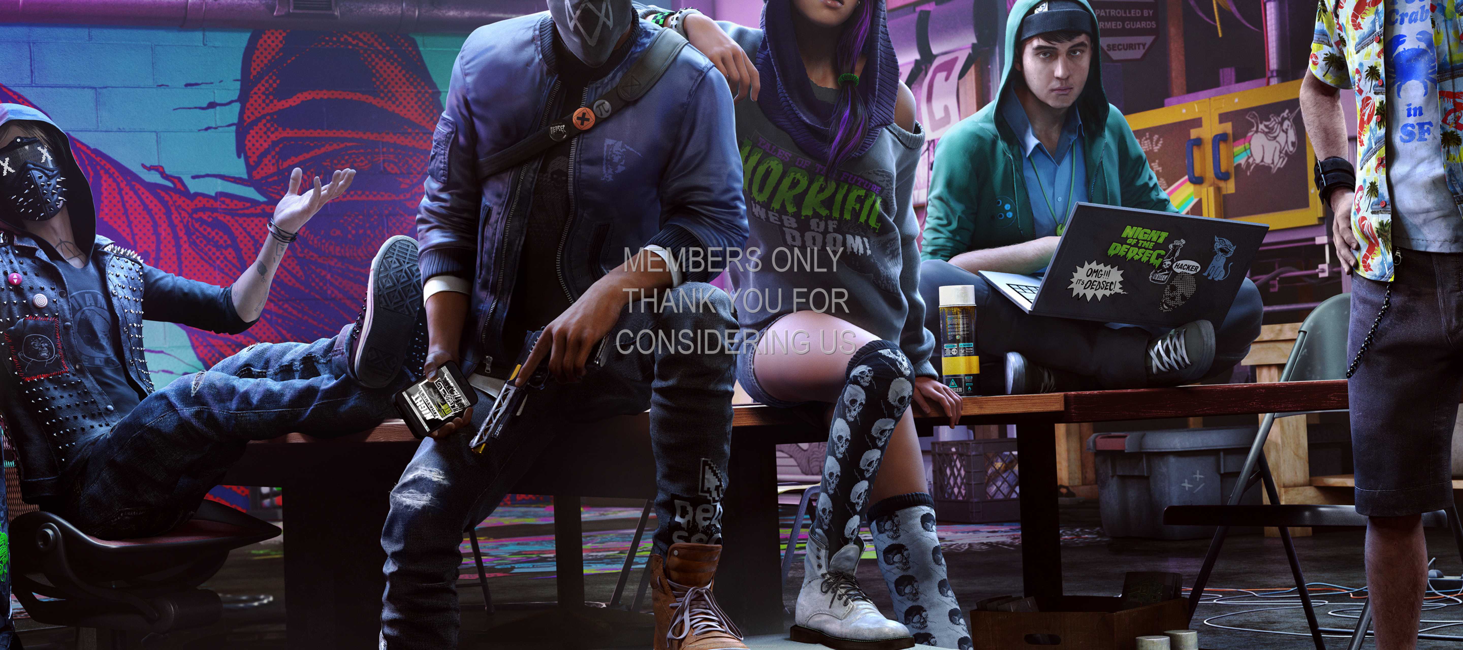 Watch Dogs 2 1440p%20Horizontal Mobiele achtergrond 03